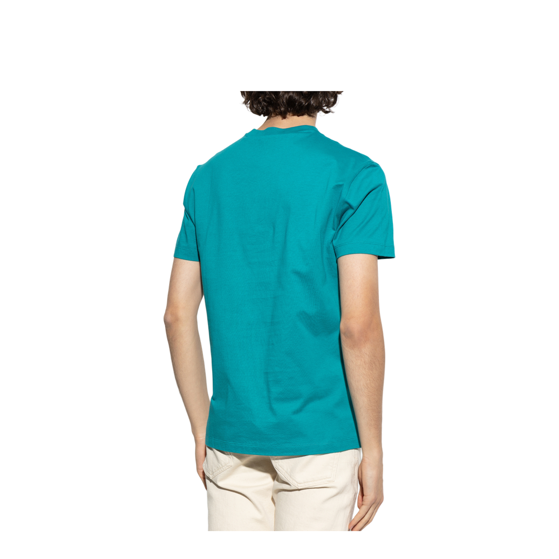 Logo T-Shirt Cotton Crew Neck Short Sleeves