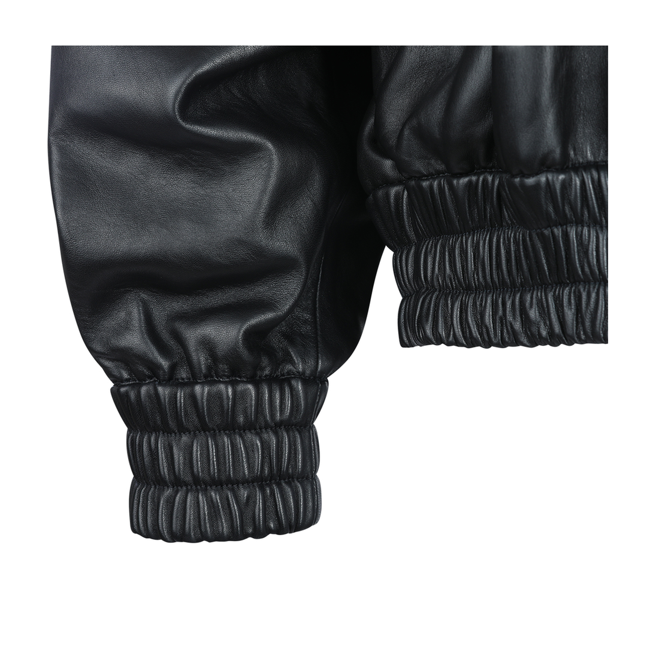 Blouson Leather Jacket Black