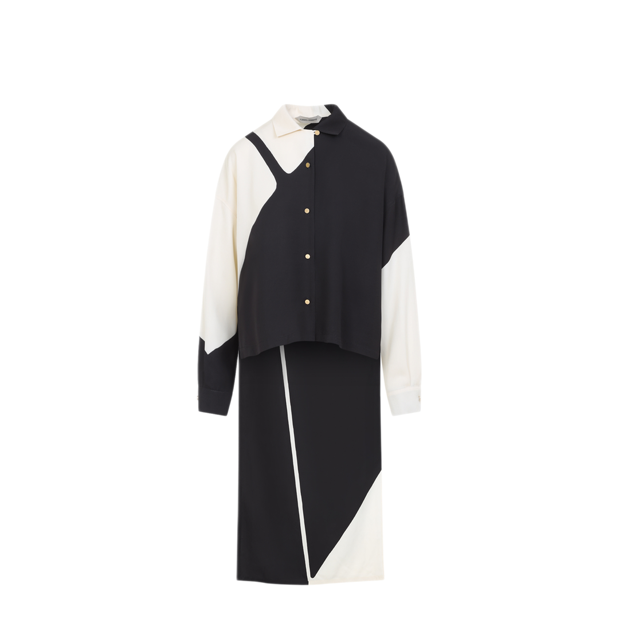 MAYFEYR - ALBERTA FERRETTI - Black Twill Shirt - A022201511555