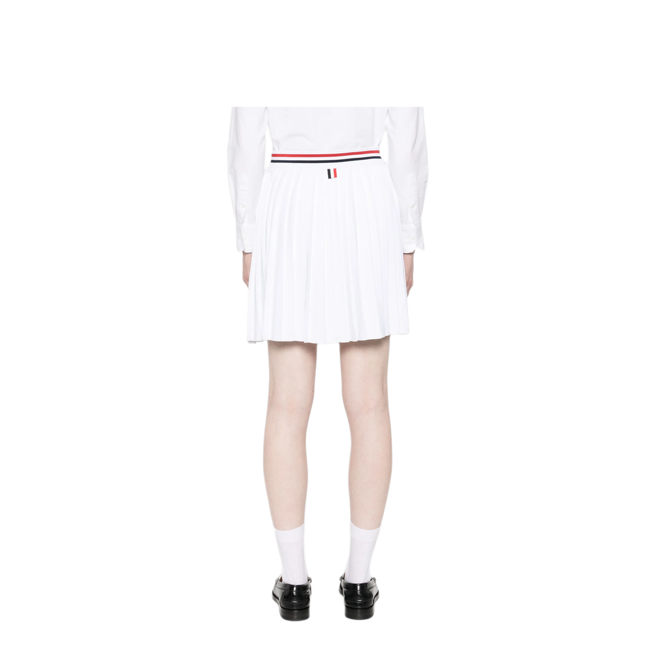 MAYFEYR - Thom Browne - Rwb-Stripe Pleated Miniskirt - FKK139AY5502100