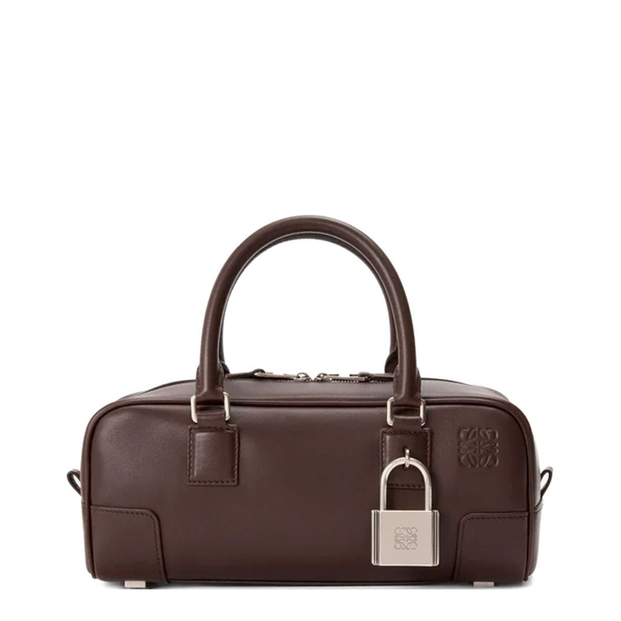 Amazona 23 Cropped Leather Shoulder Bag - Brown