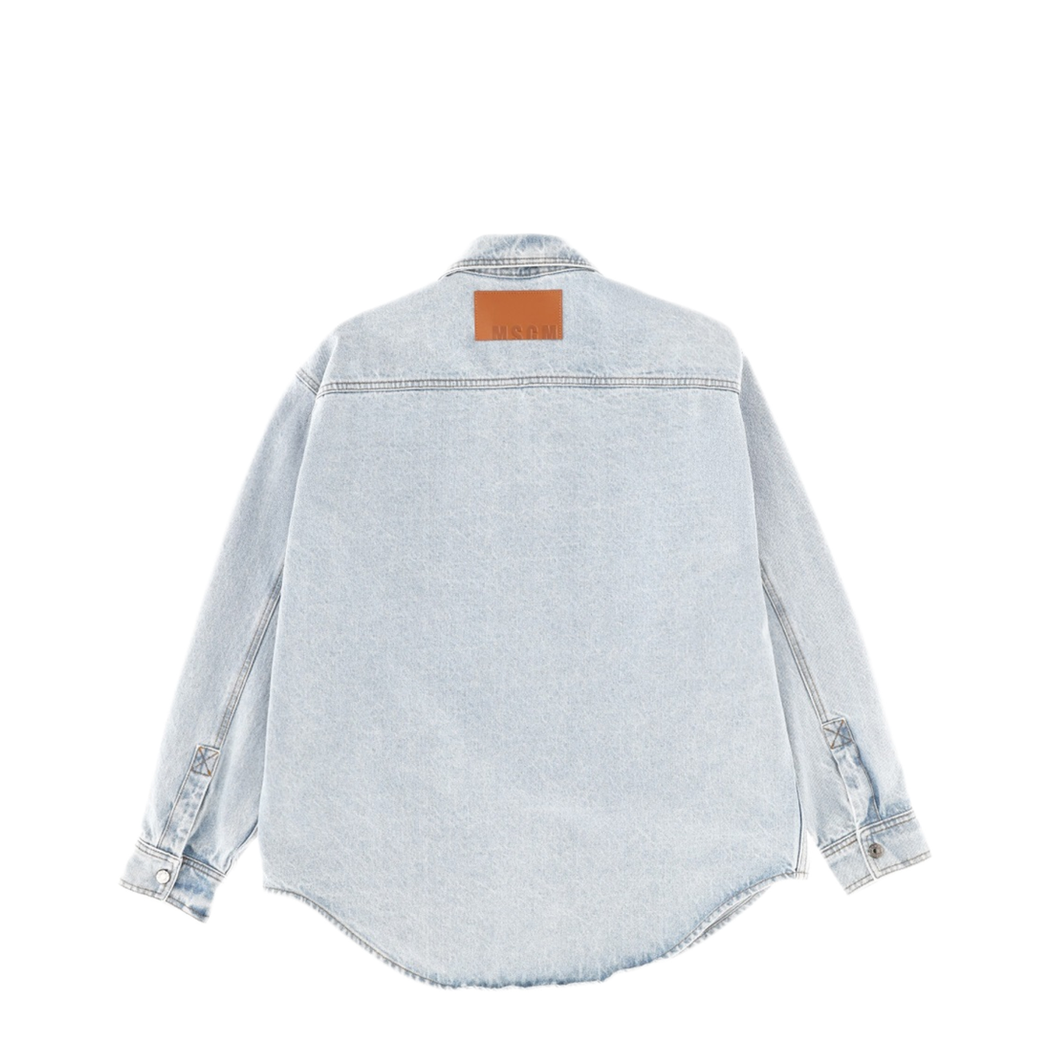 MAYFEYR - MSGM - Shirt With Embroidered Logo - 3940ME232L25759284