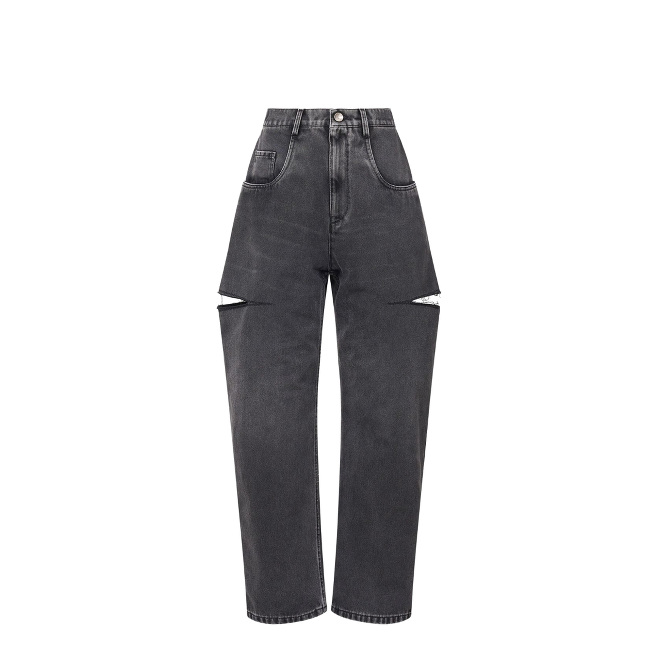 Jeans Con Dettaglio Cut Out