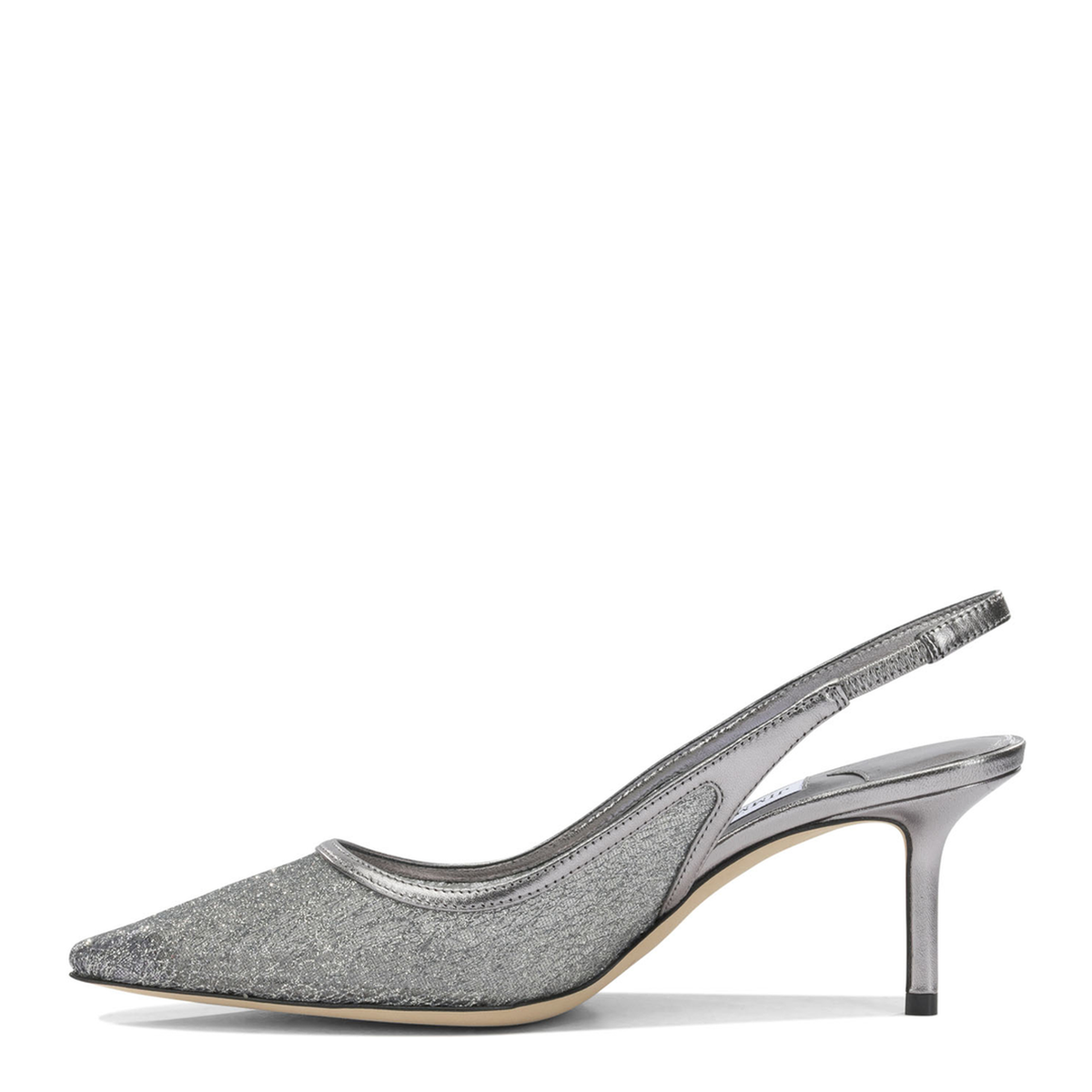 MAYFEYR - Jimmy Choo - "Love 65Mm" Slinkgback - LOVESB65DLZANTHRACITE