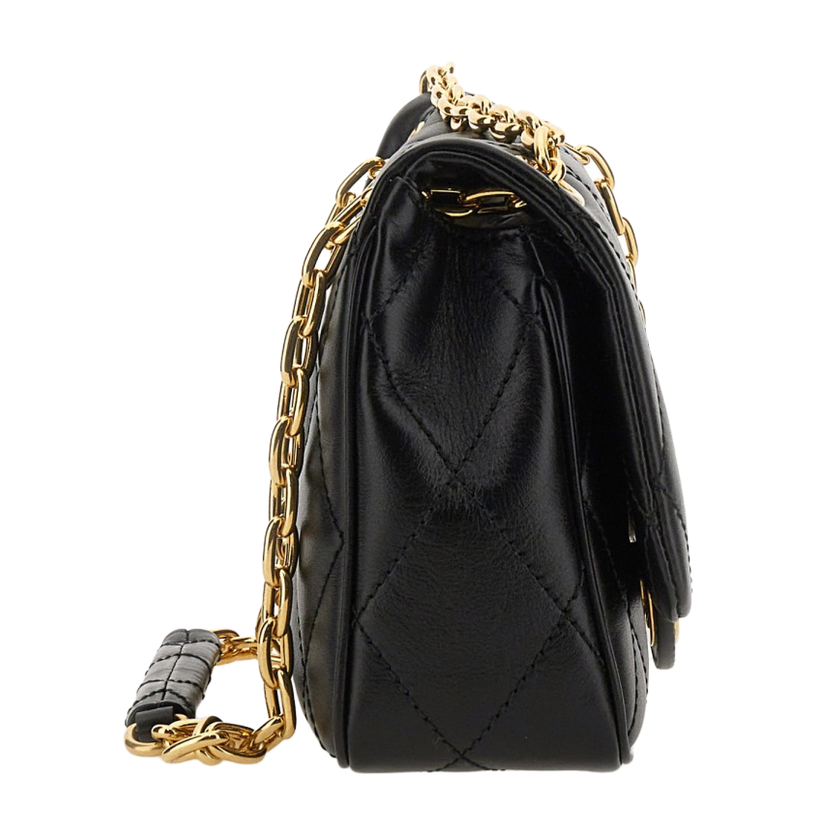 Black Quilted Crossbody Bag