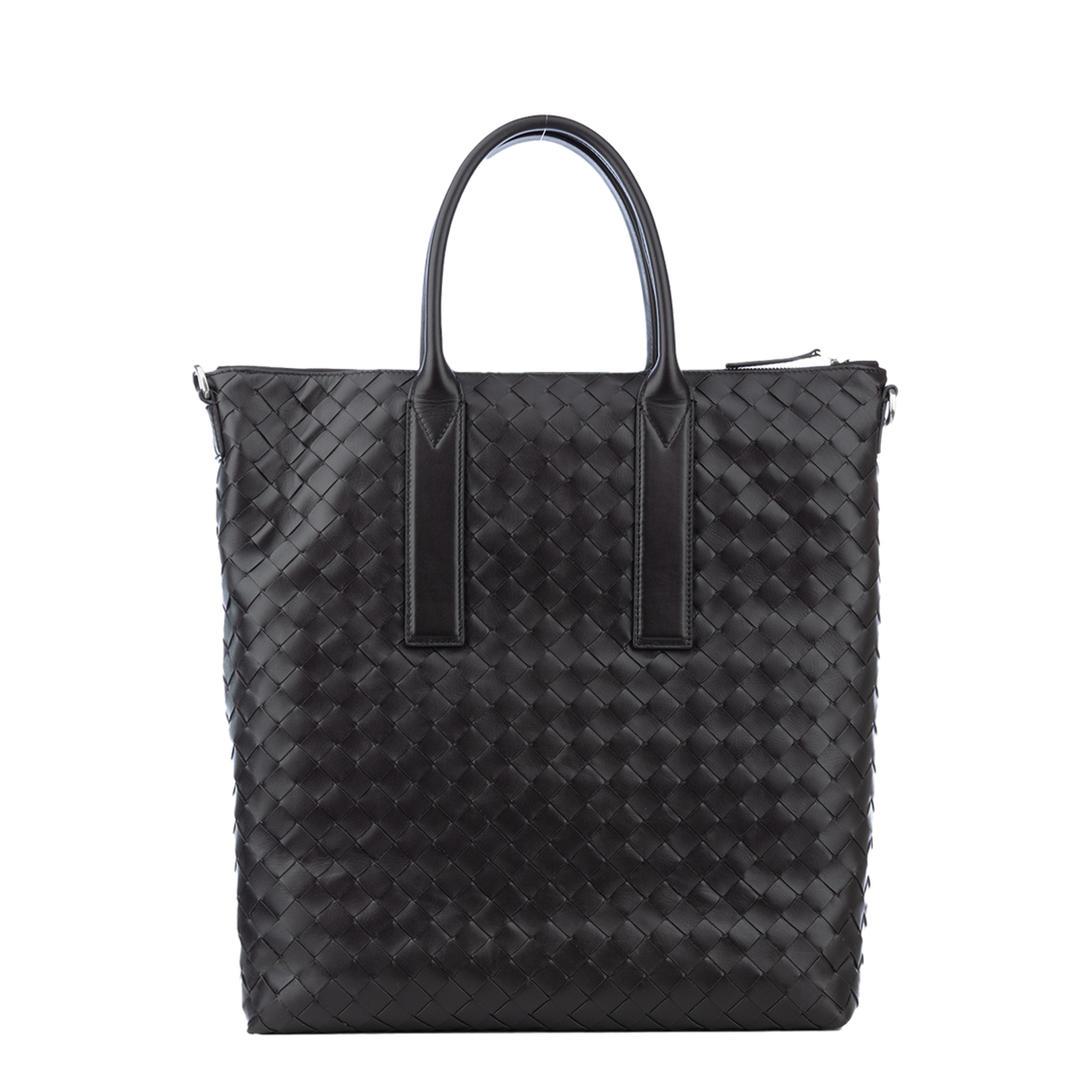 Intrecciato Zipped North-South Tote