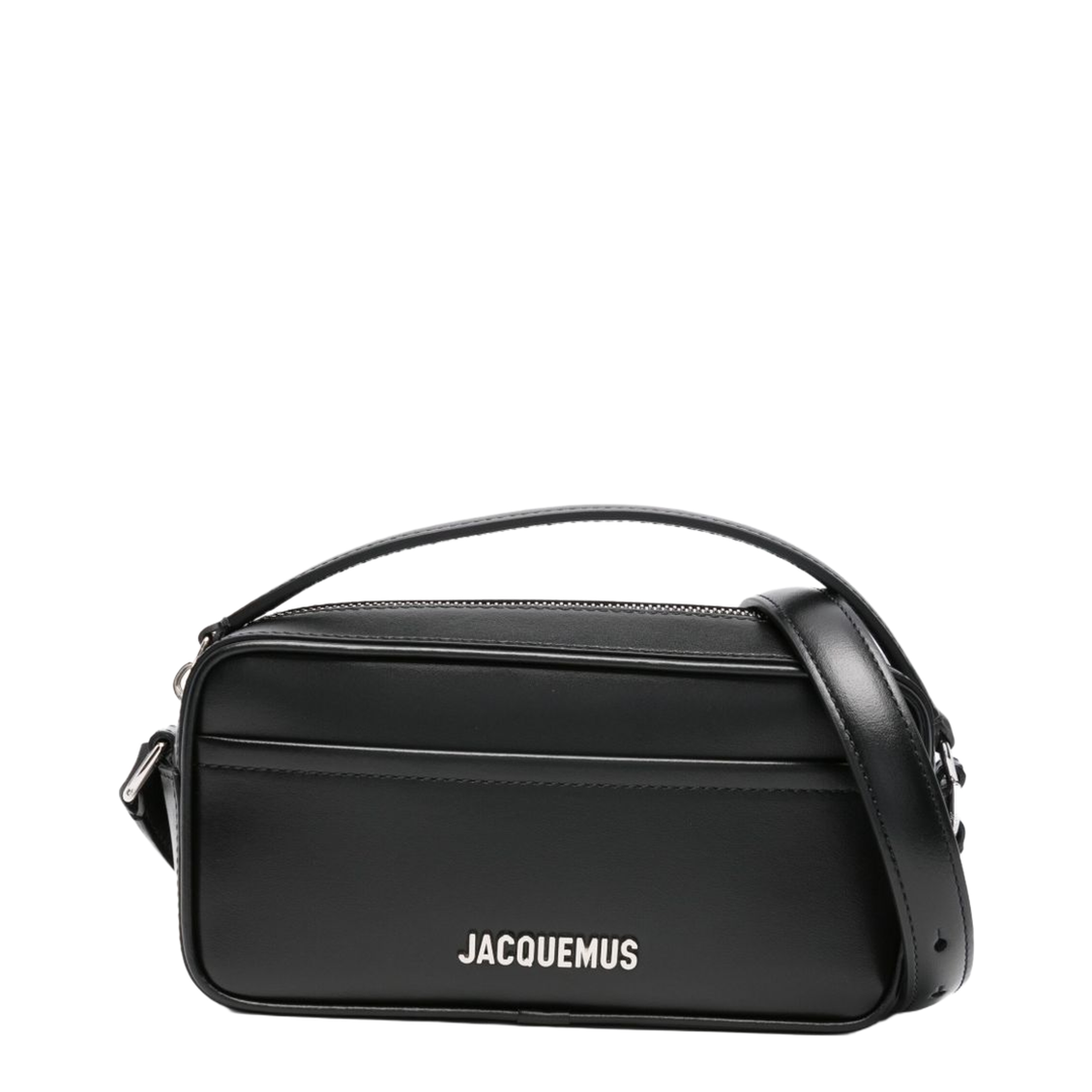 Le Baneto Leather Crossbody - Black