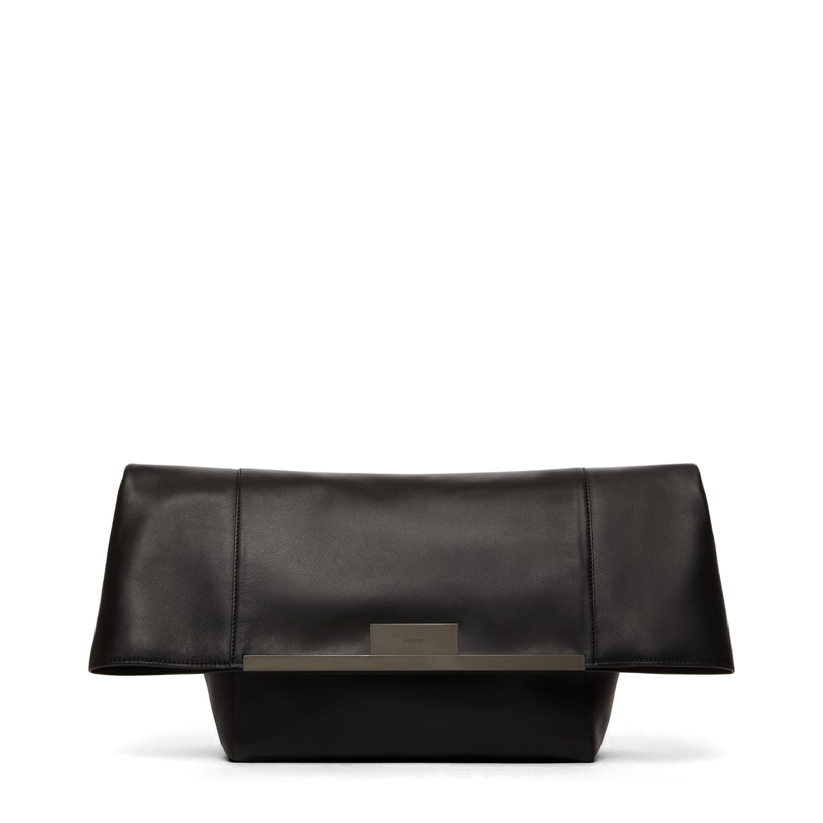 Small Clutch Bag in Soft Natural Calfskin Leather