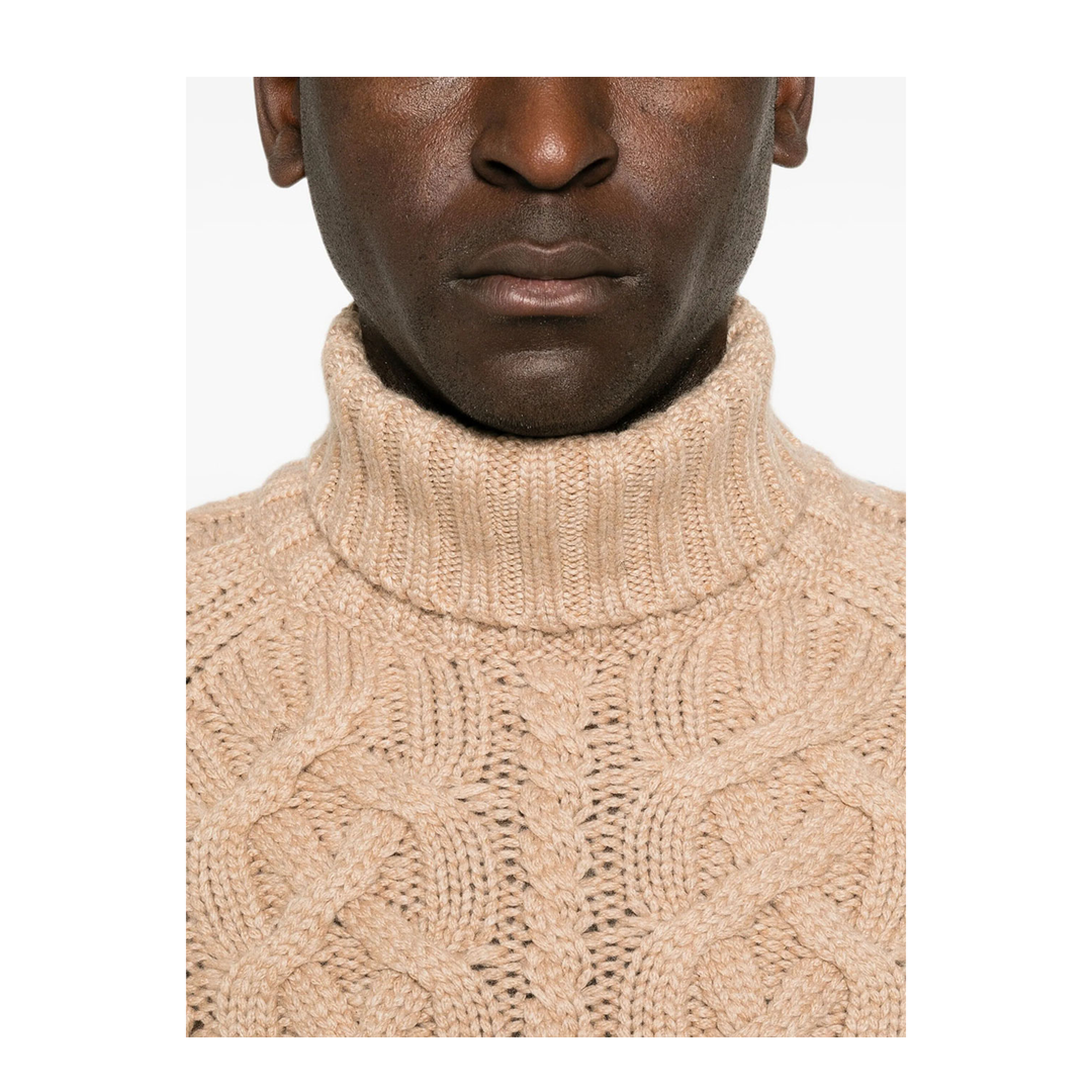 MAYFEYR - Brunello Cucinelli - Cable-Knit Roll-Neck Cashmere Sweater - MA2301503