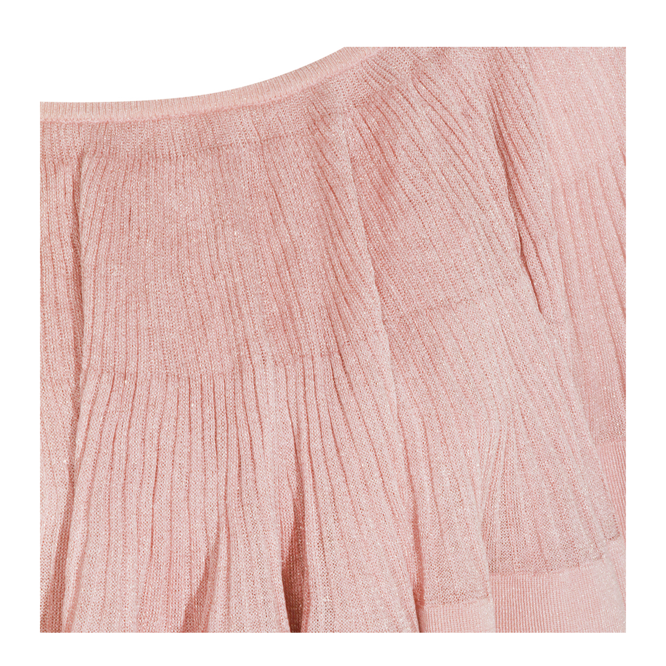 Luna Pleated Frill Top Pink