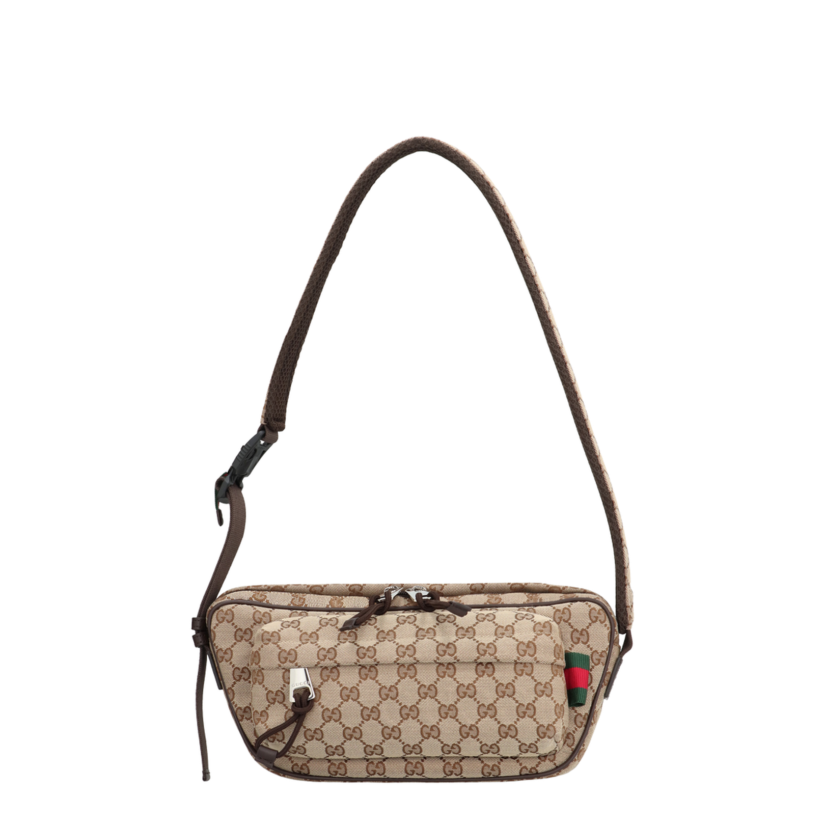 GG Canvas Large Canvas Slingbag - Beige