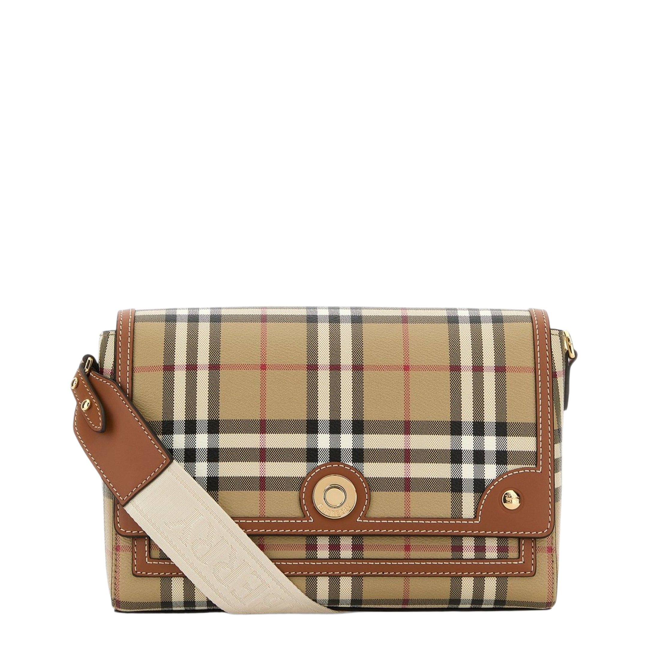 Metallic 'Note' Crossbody Bag