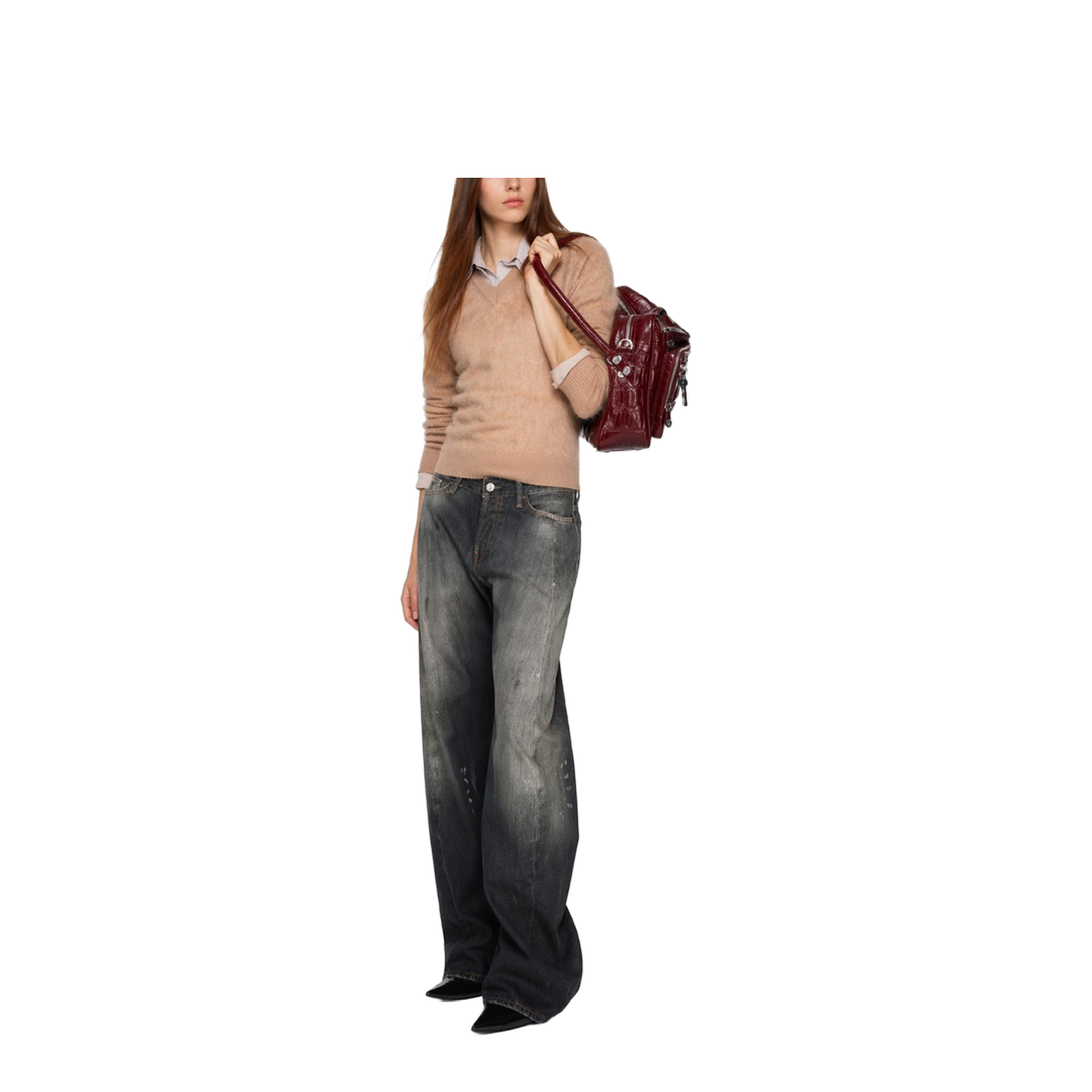 Loose Fit Jeans - Black