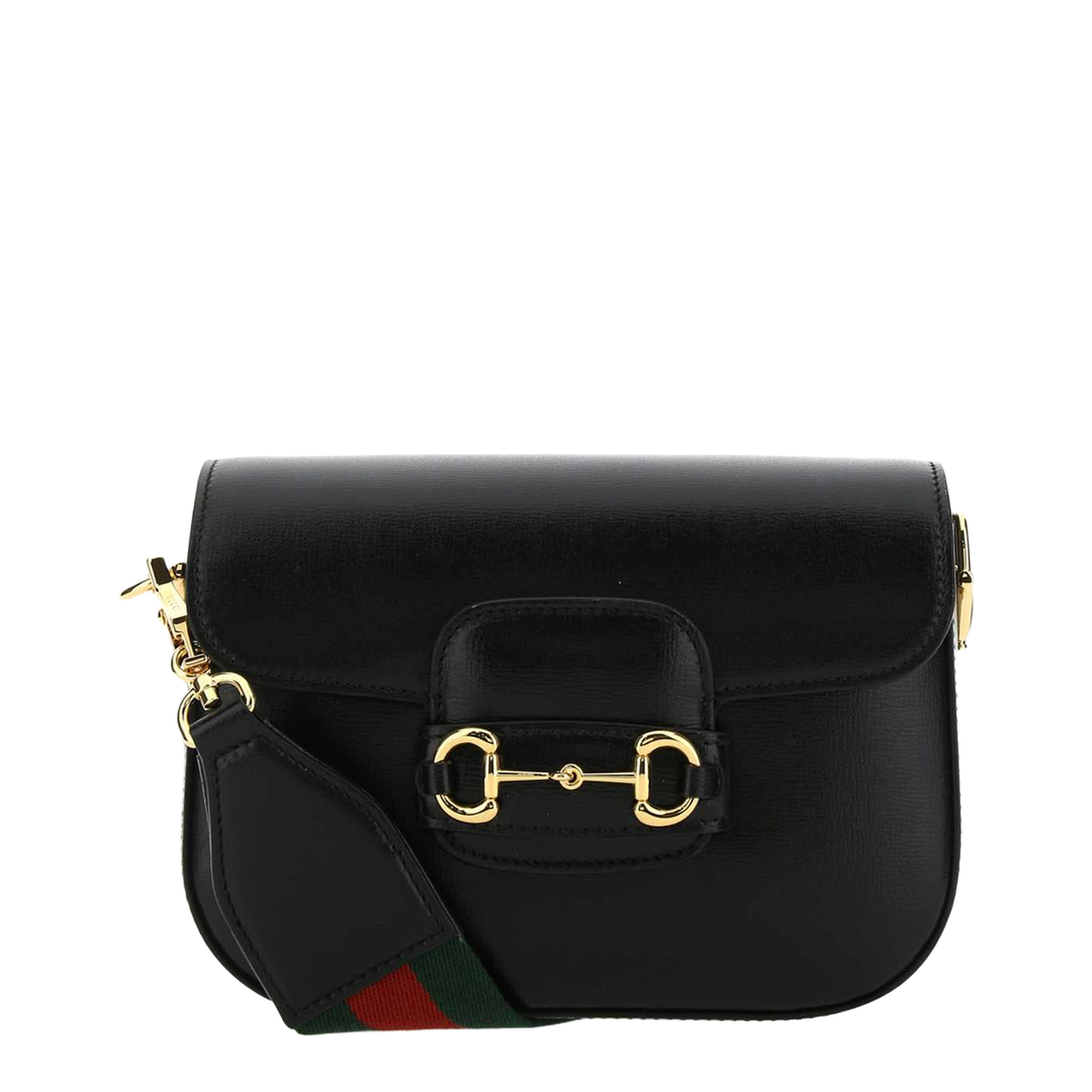 Horsebit 1955 Leather Shoulder Bag - Black