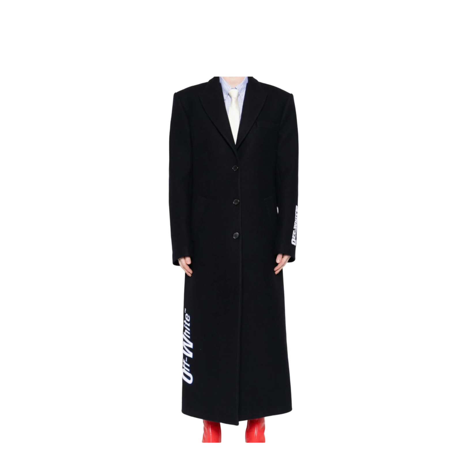 Long Tailored Wool Coat