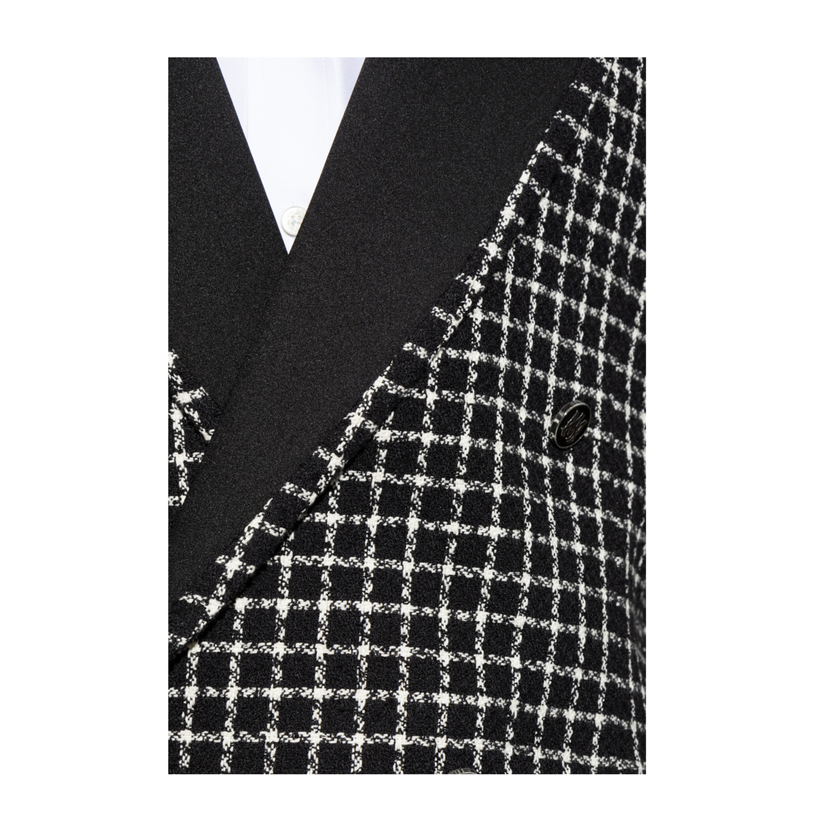 Blazer with check pattern