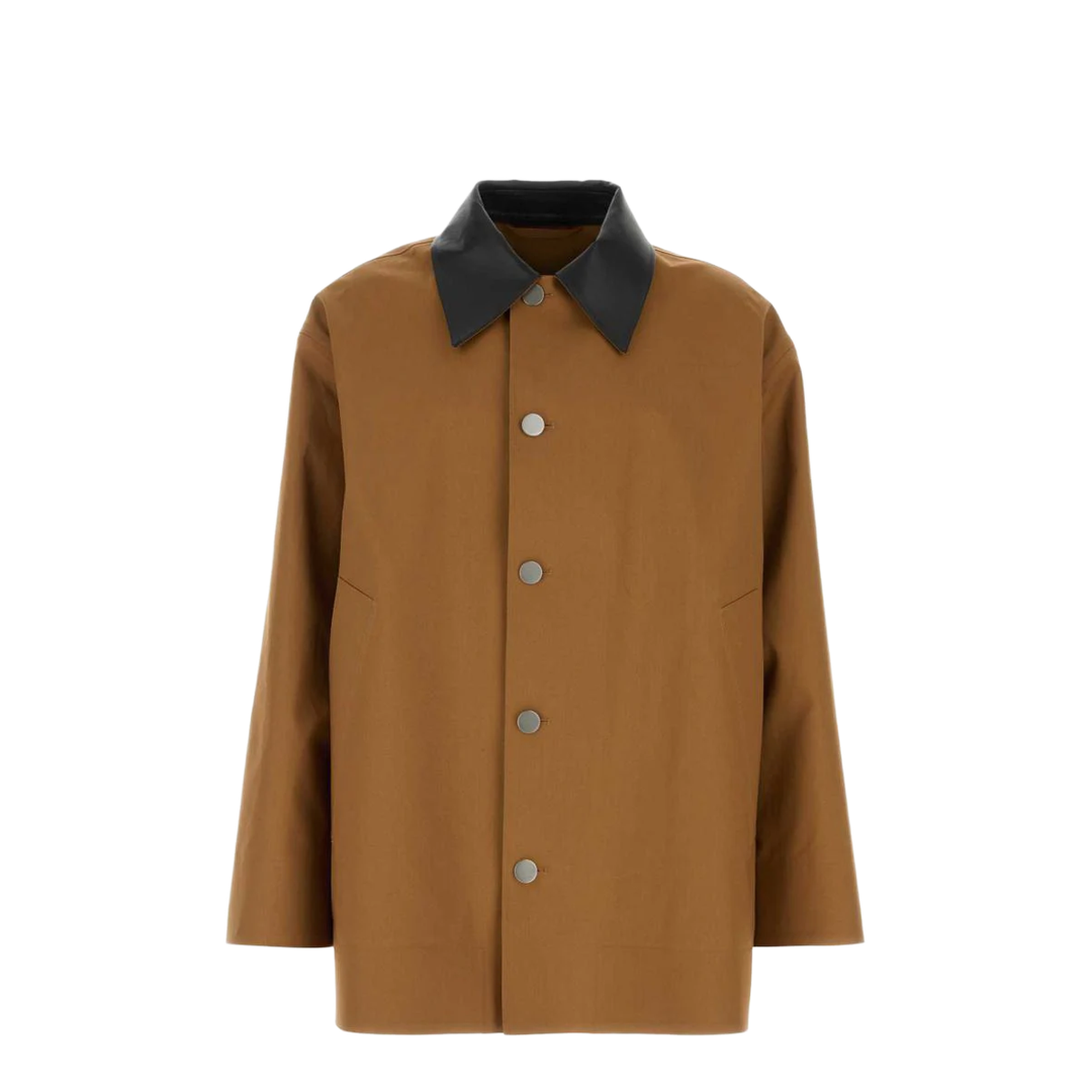 Caramel Cotton Trench Coat