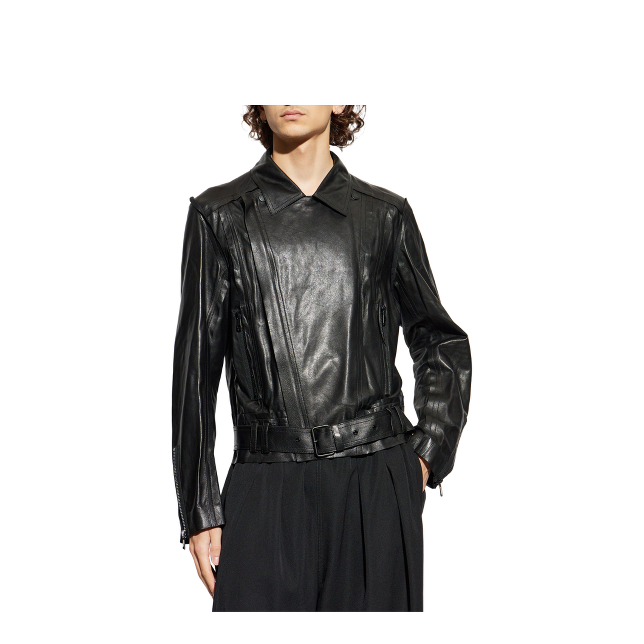 Leather Clothing Black