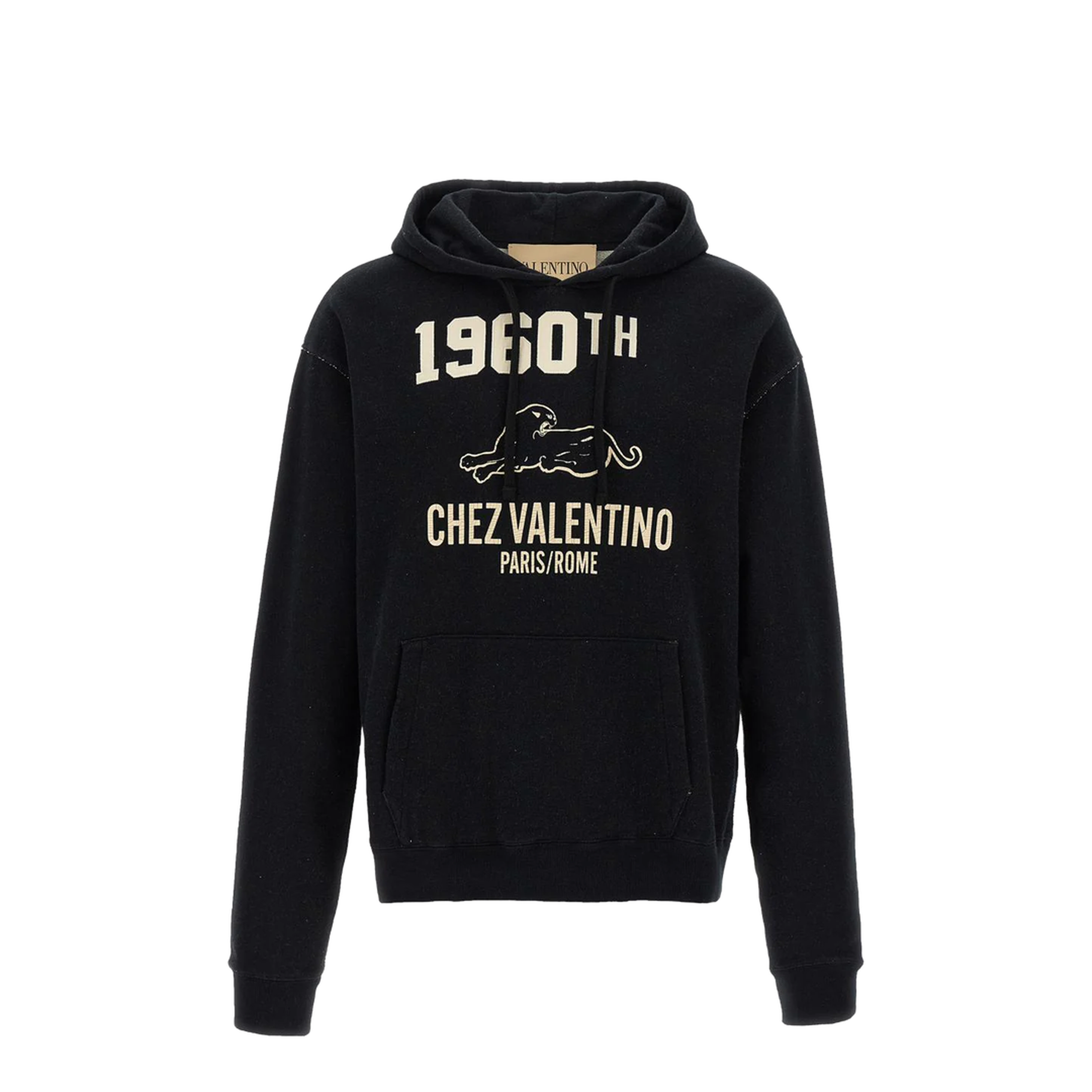 Printed Hoodie Black