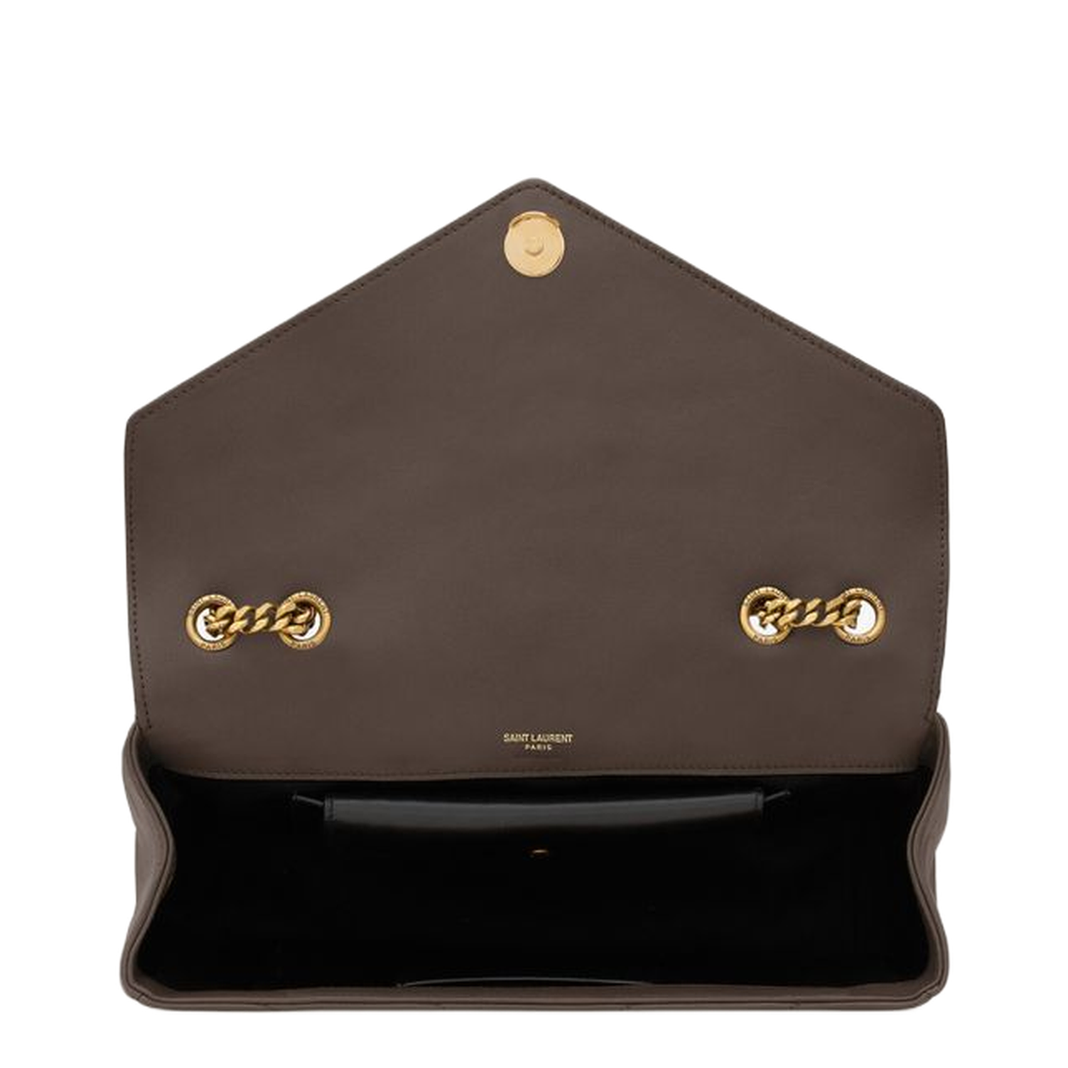 Loulou Medium MATELASSÉ Shoulder Bag Grey