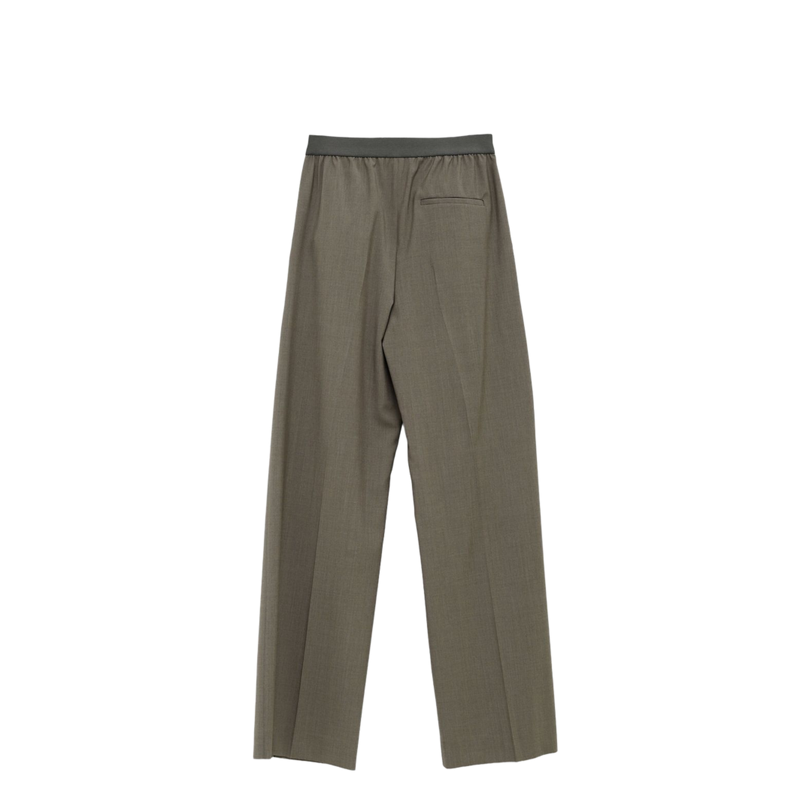 Trousers in Wool Green