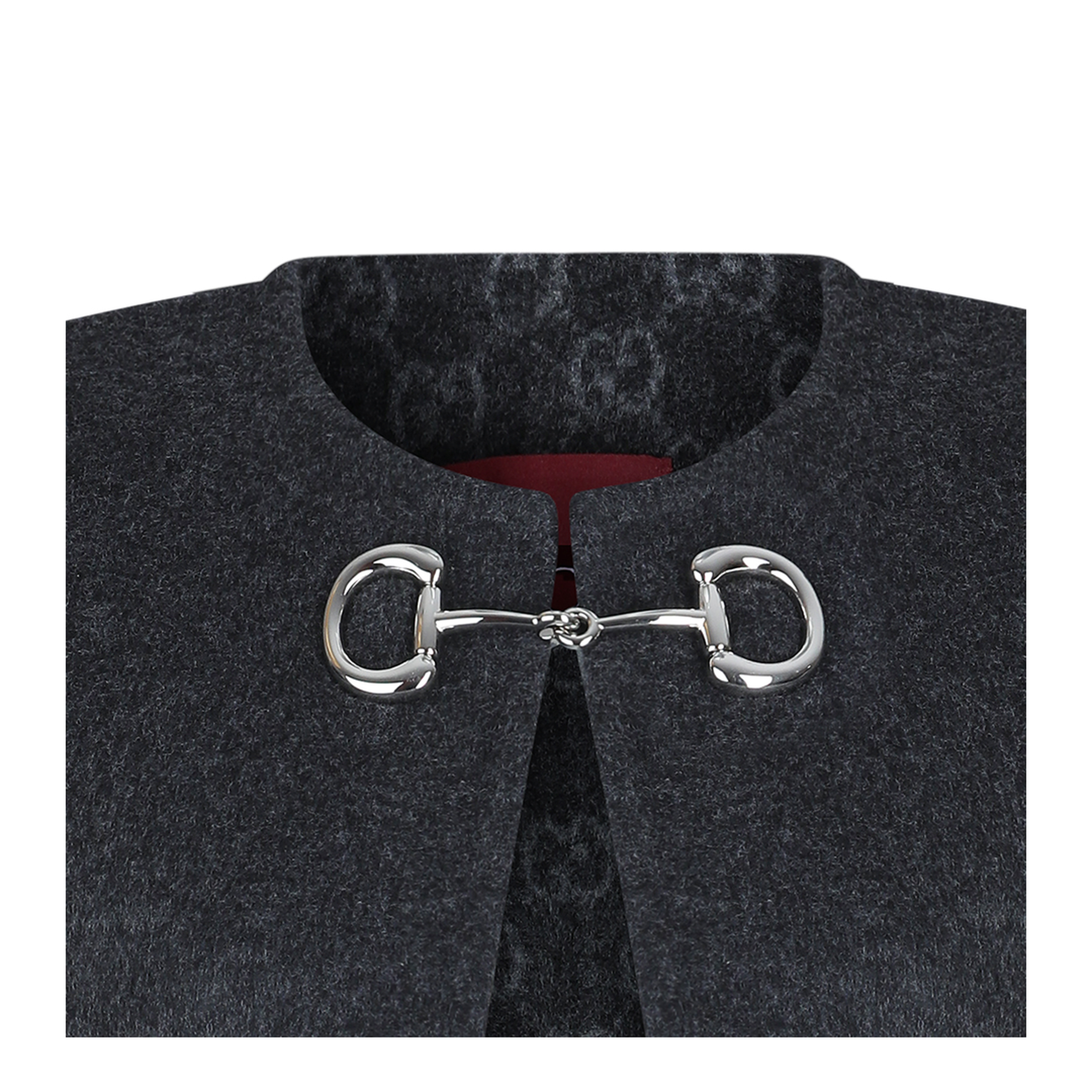 Wool and Silk Cape with Clamp