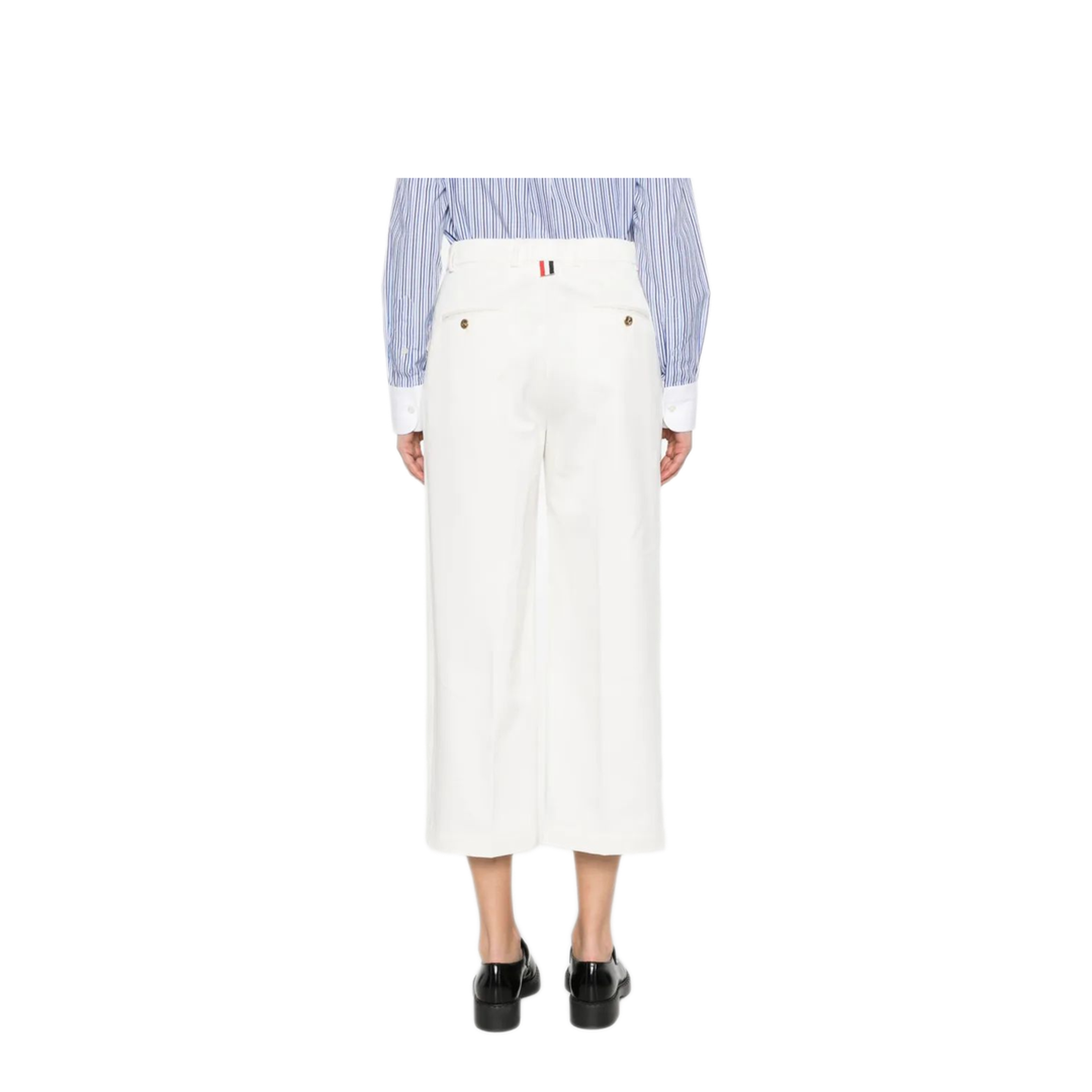 MAYFEYR - Thom Browne - Relaxed Fit Pleated Trouser In Cotton Twill - FTC482UF0576100