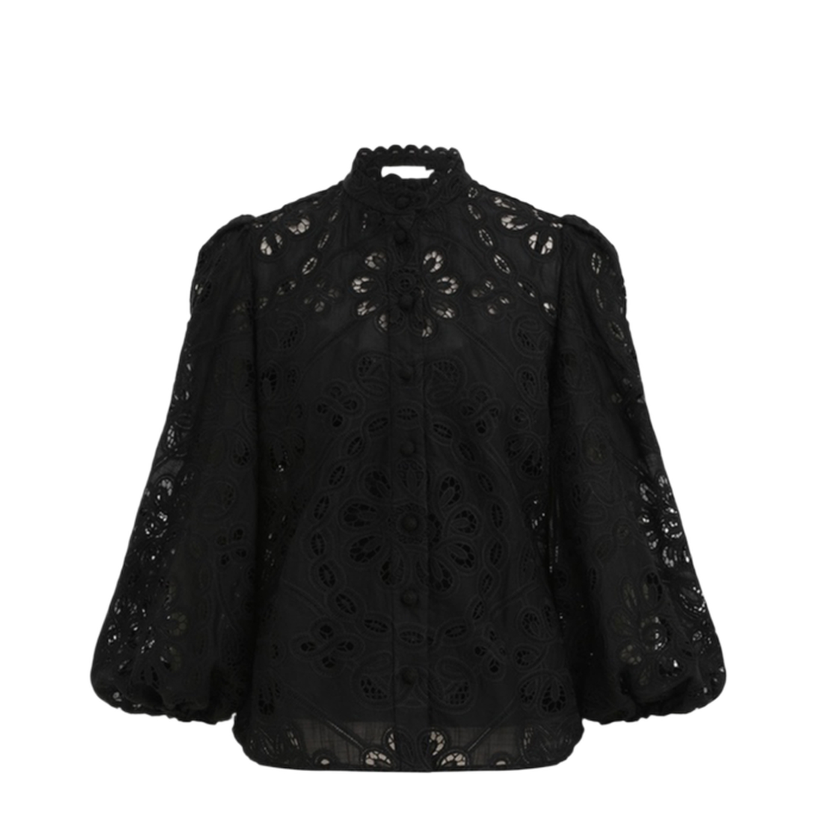 Rhiannon Cotton Shirt In Black