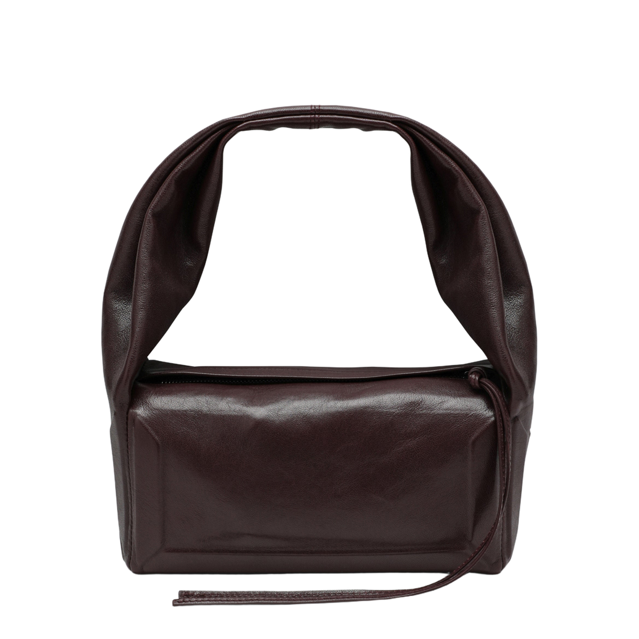 MAYFEYR - Maison Margiela - Box East West Small Bag In Burgundy Leather - SB1WD0064P8982T5171