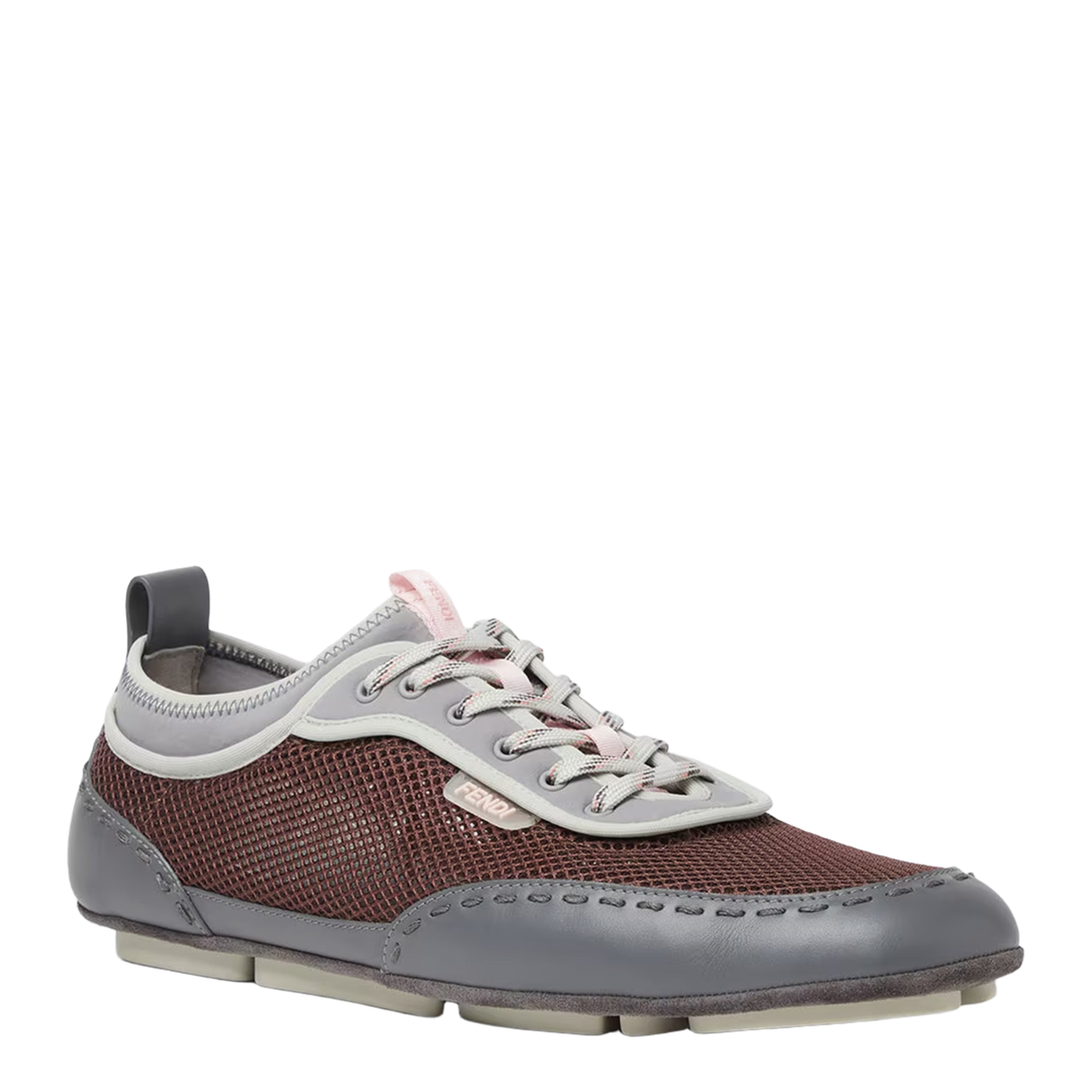 MAYFEYR - Fendi - Fit Trainers Neon Blue Mesh And Grey Leather - 7E1853AWKLF1VAH