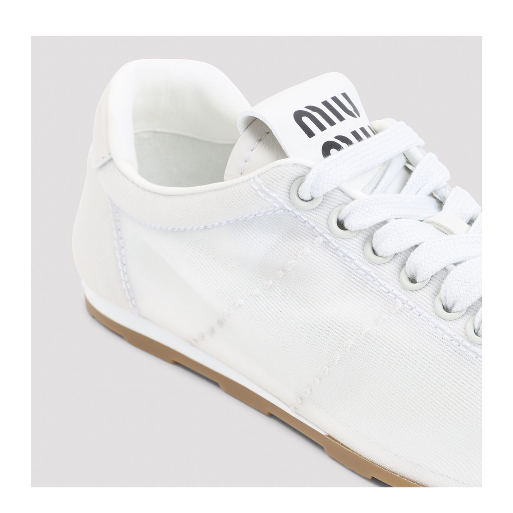 MAYFEYR - Miu Miu - Lace Up Sneakers - 5E709EF005099