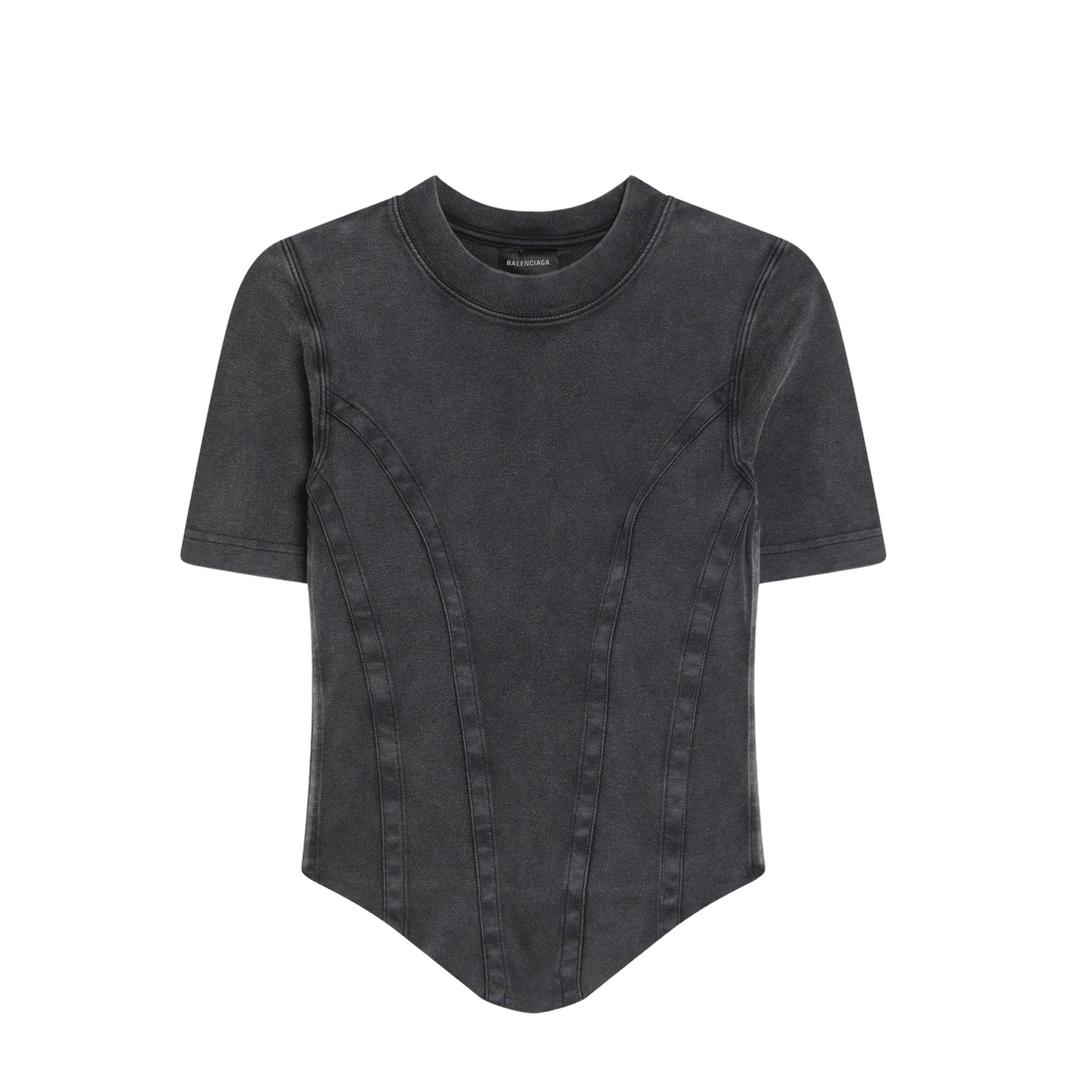 Top with an asymmetric hem