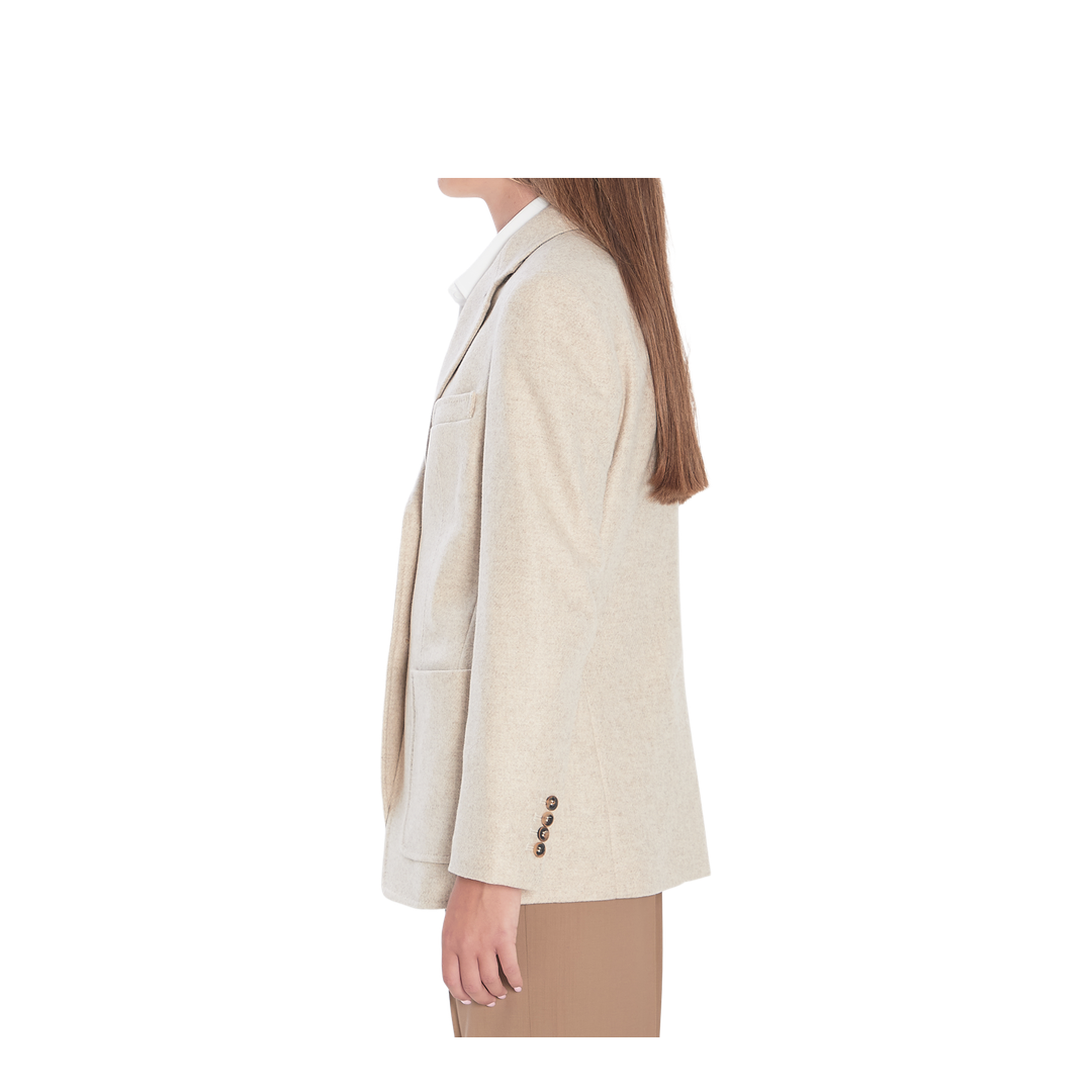 Single-breasted Blazer in Shetland