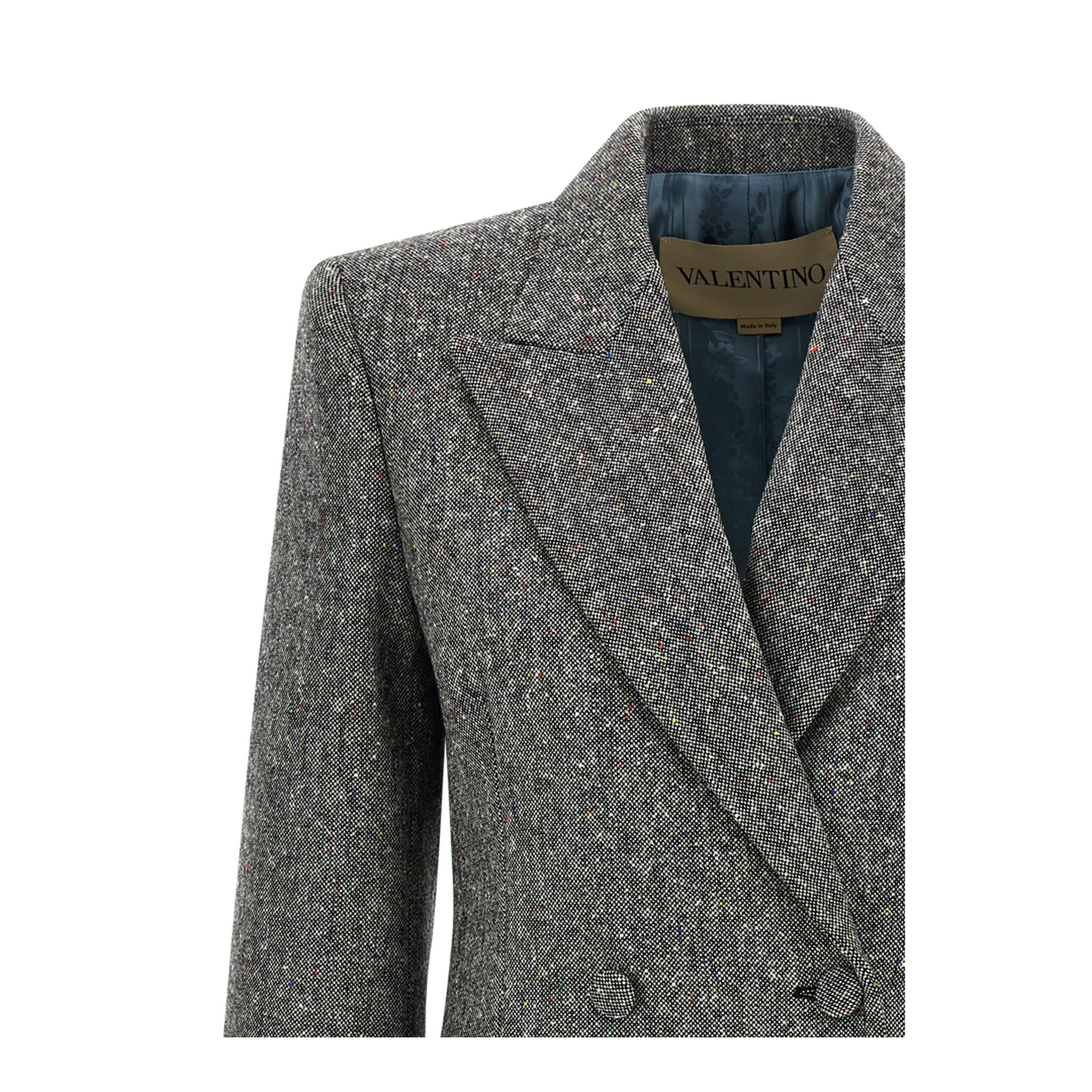 Double Breasted Blazer Grey