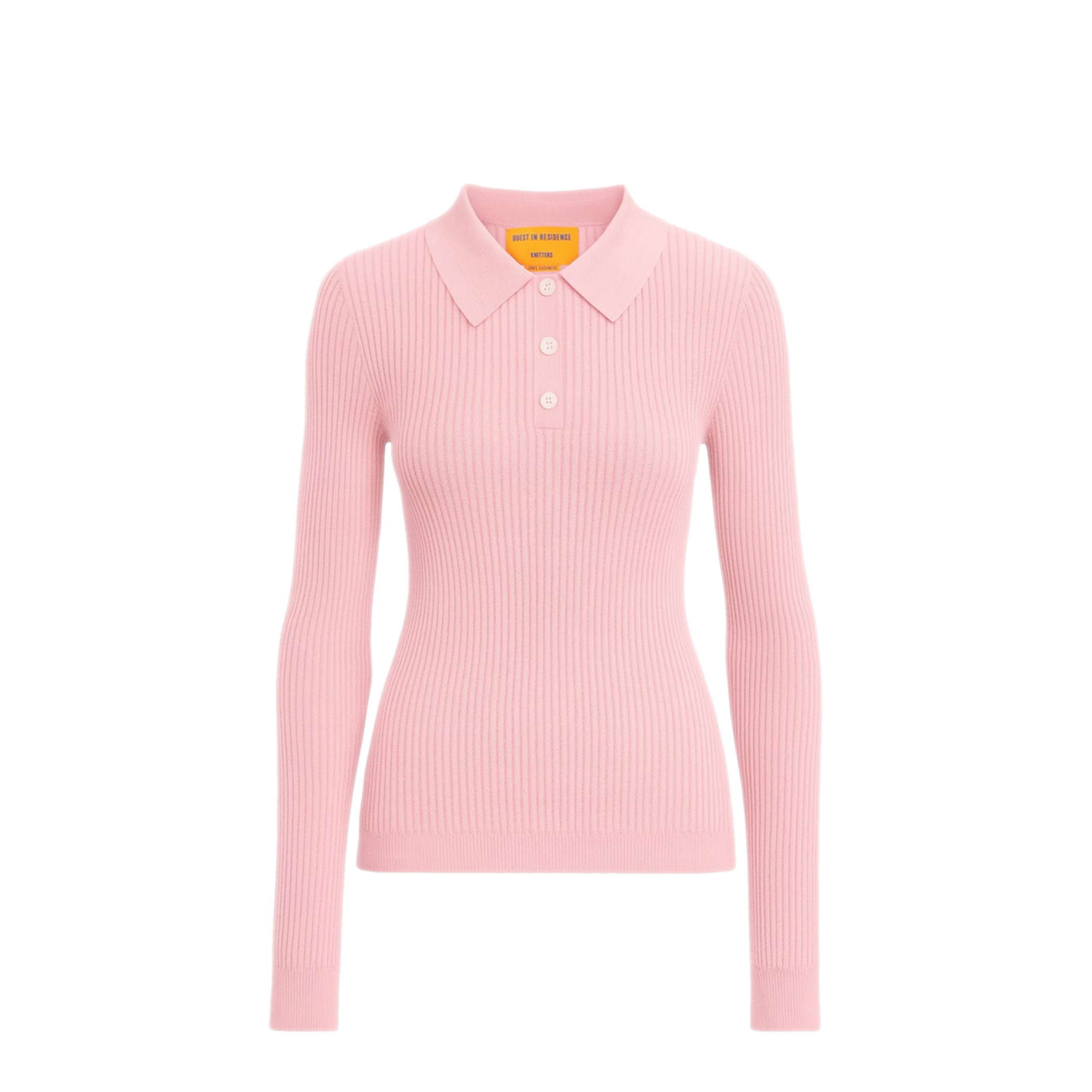 MAYFEYR - Guest In Residence - Long Sleeve Shrunken Polo Shirt - W25611JLDAYBREAK