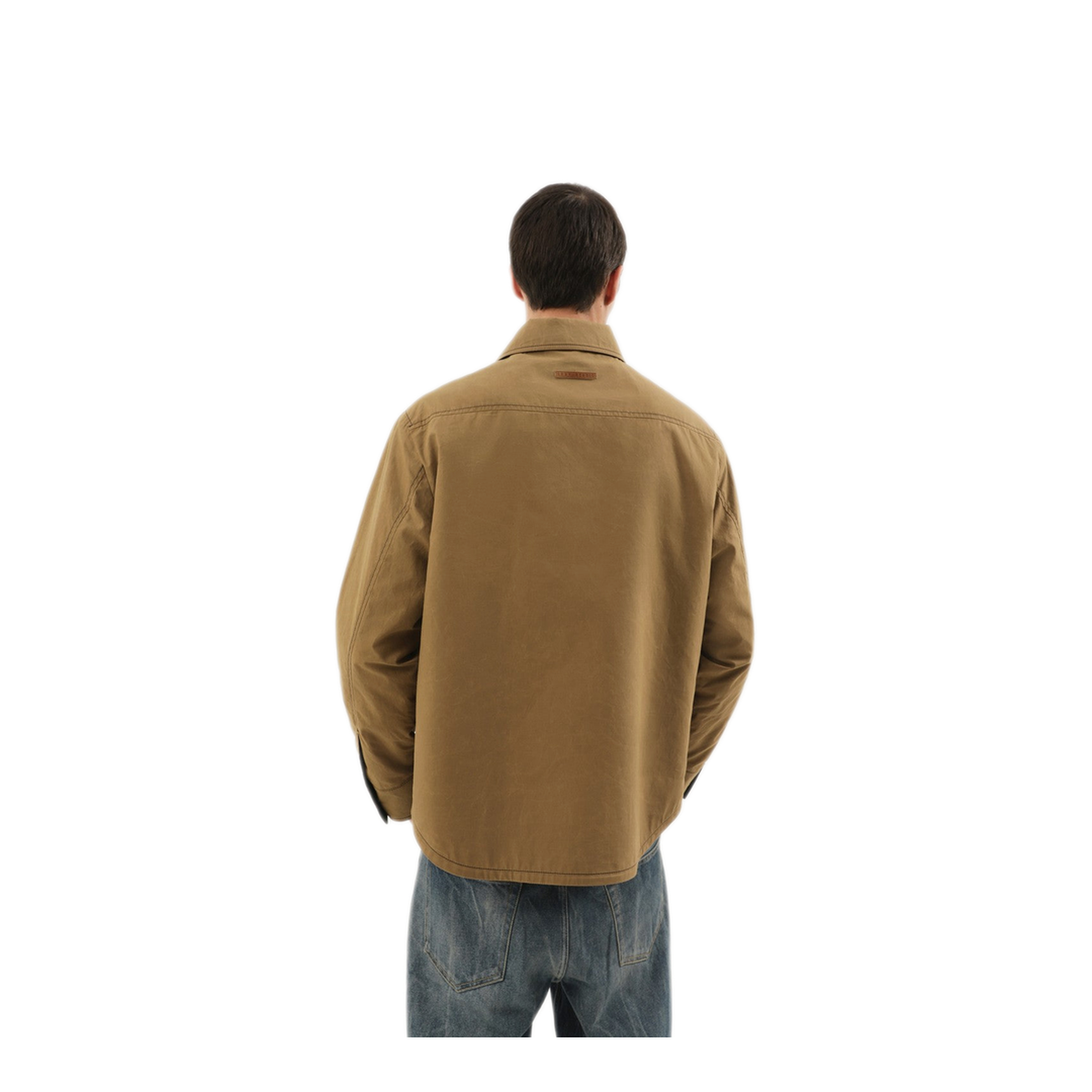 MAYFEYR - 1989 STUDIO - Kaki Shirt Jacket With Pockets - F04MBB007FAB0012300