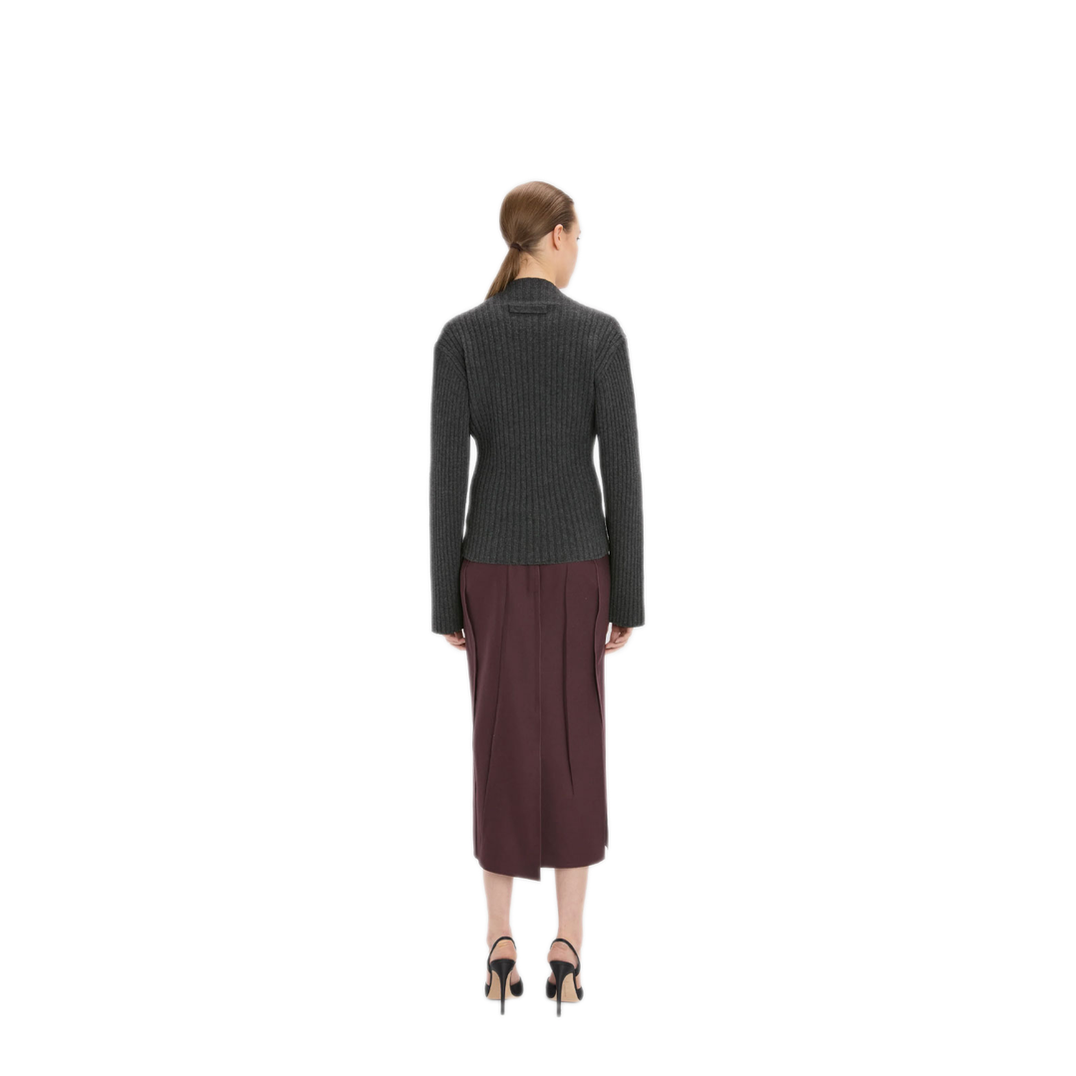 MAYFEYR - Victoria Beckham - Ribbed Jumper In Merino Wool - 1326KJU007314A9896