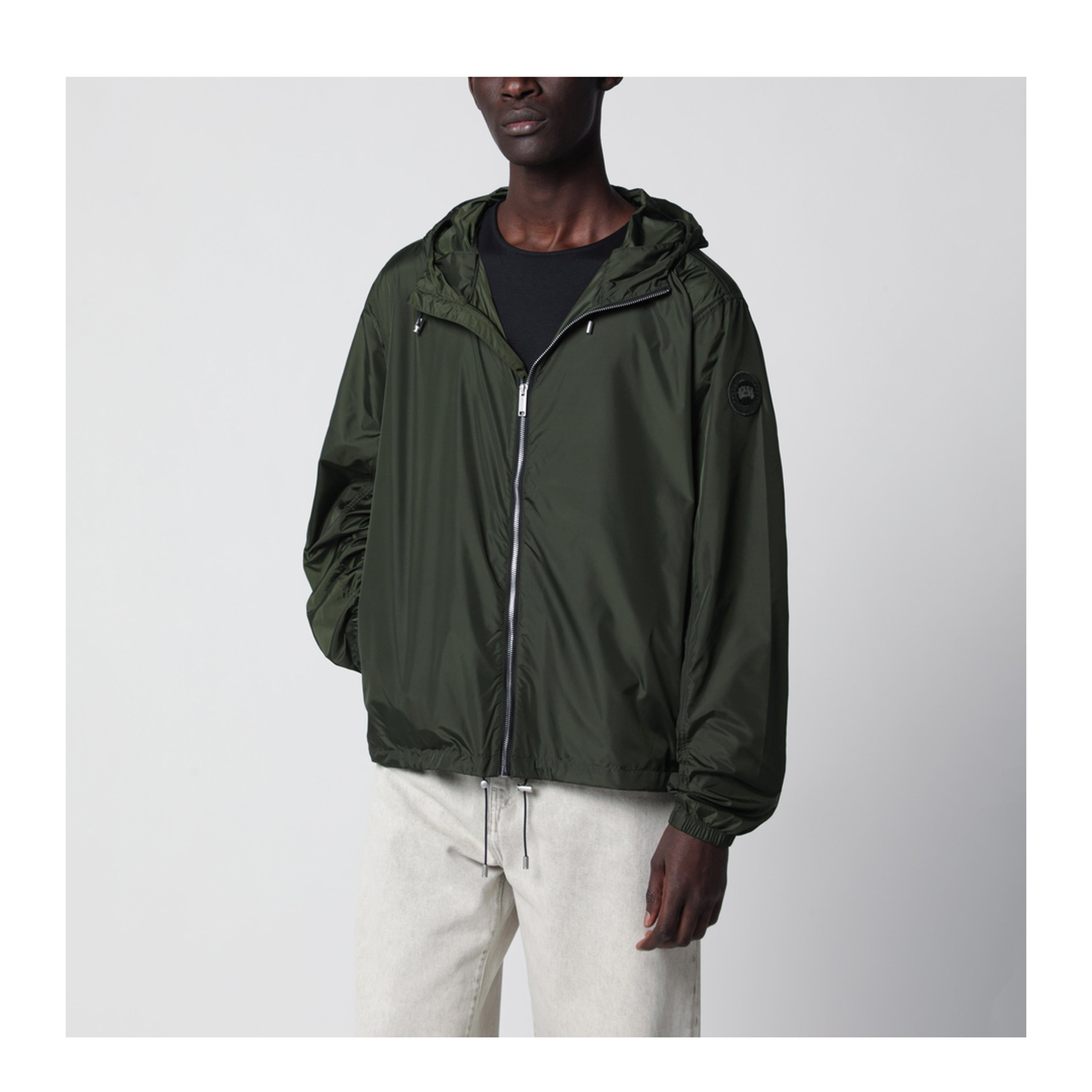 Drift Khaki Green Hooded Jacket
