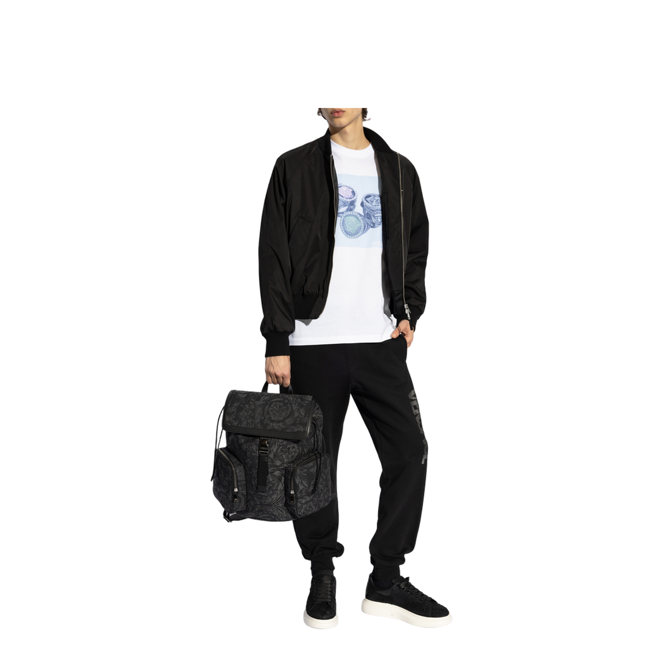 T-shirt with colorful print