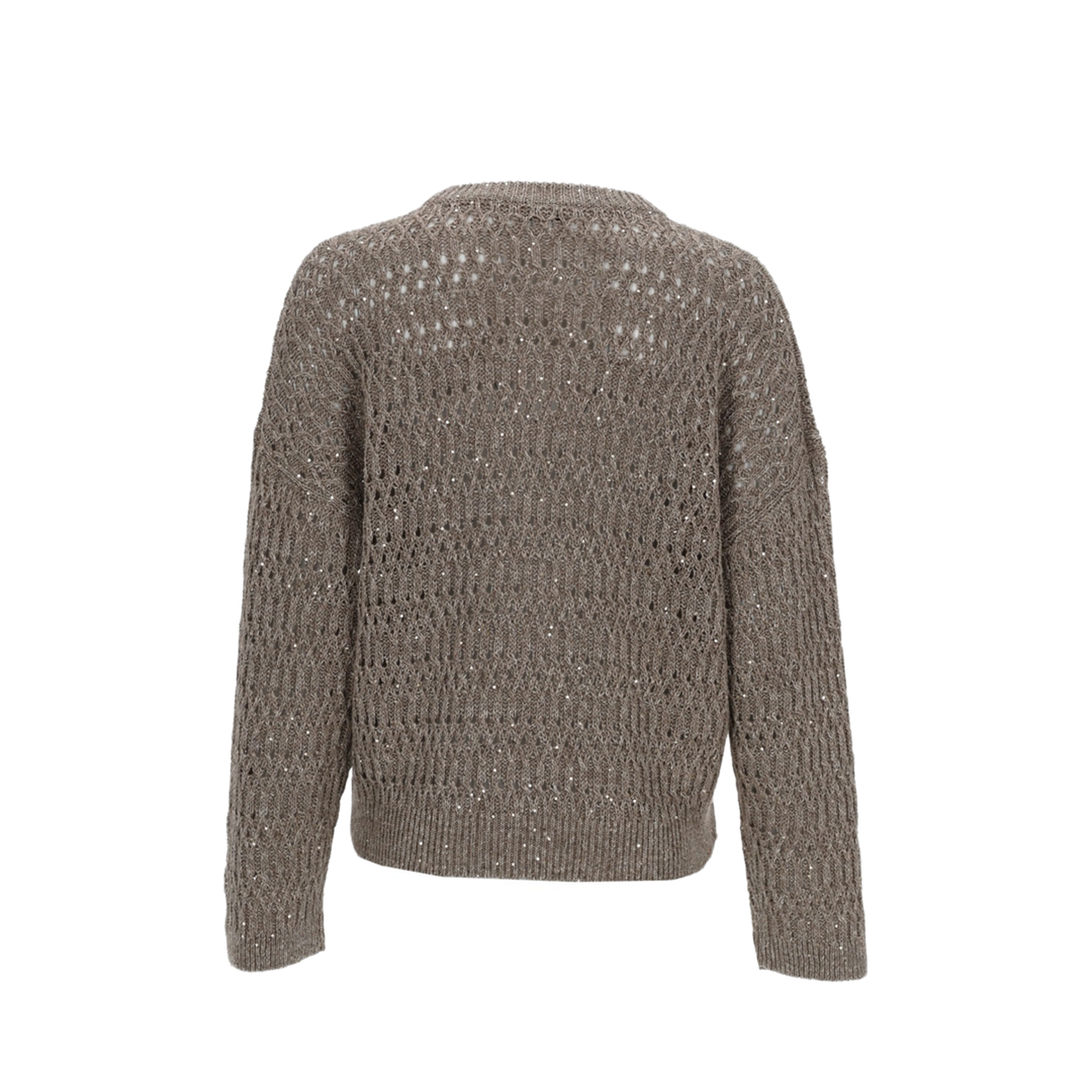 Linen Knitted Sweater Grey
