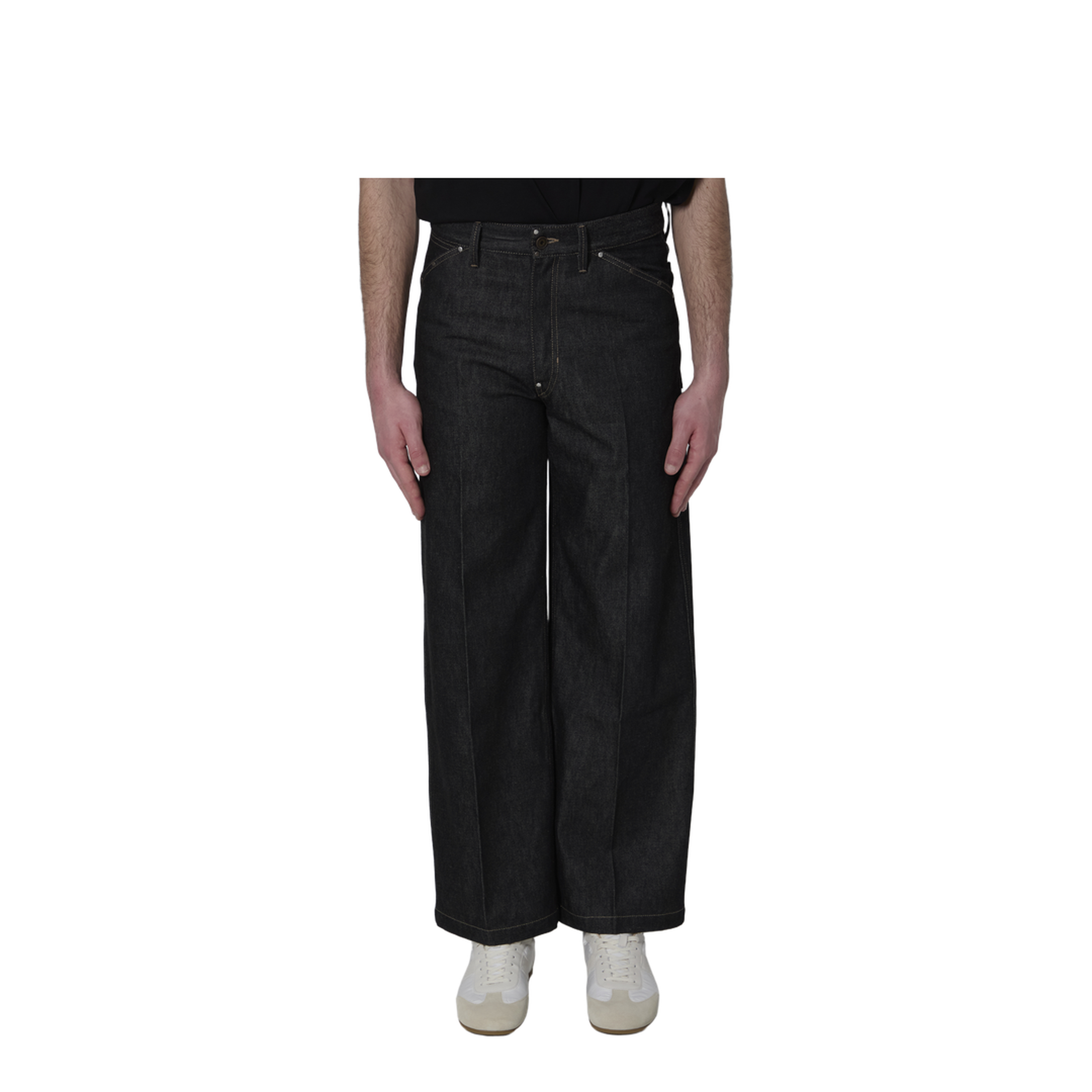 MAYFEYR - Lemaire - Wide-Leg Jeans With Studs - PA1288LD1061BK965