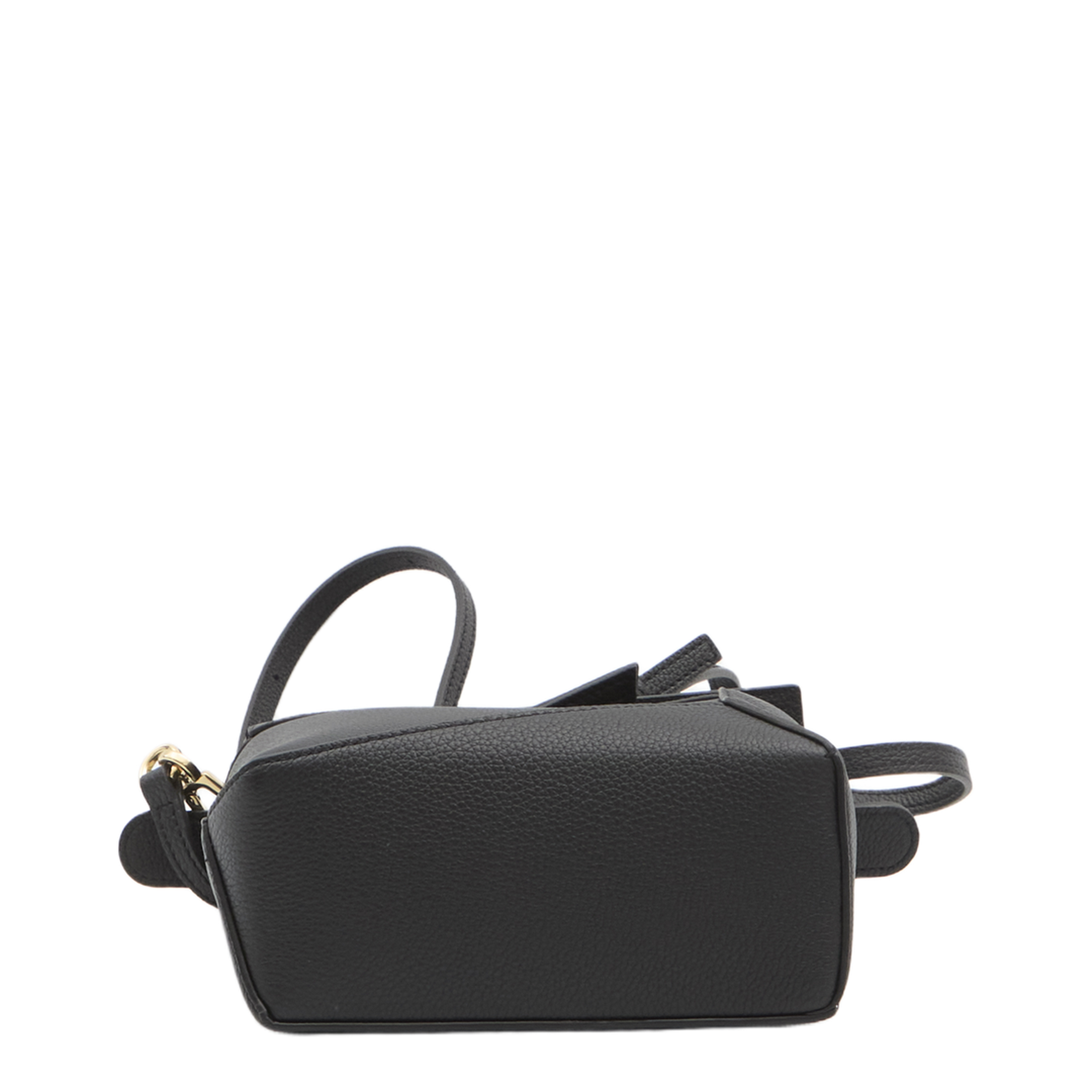 Puzzle Edge Mini Calfskin Shoulder Bags - Black