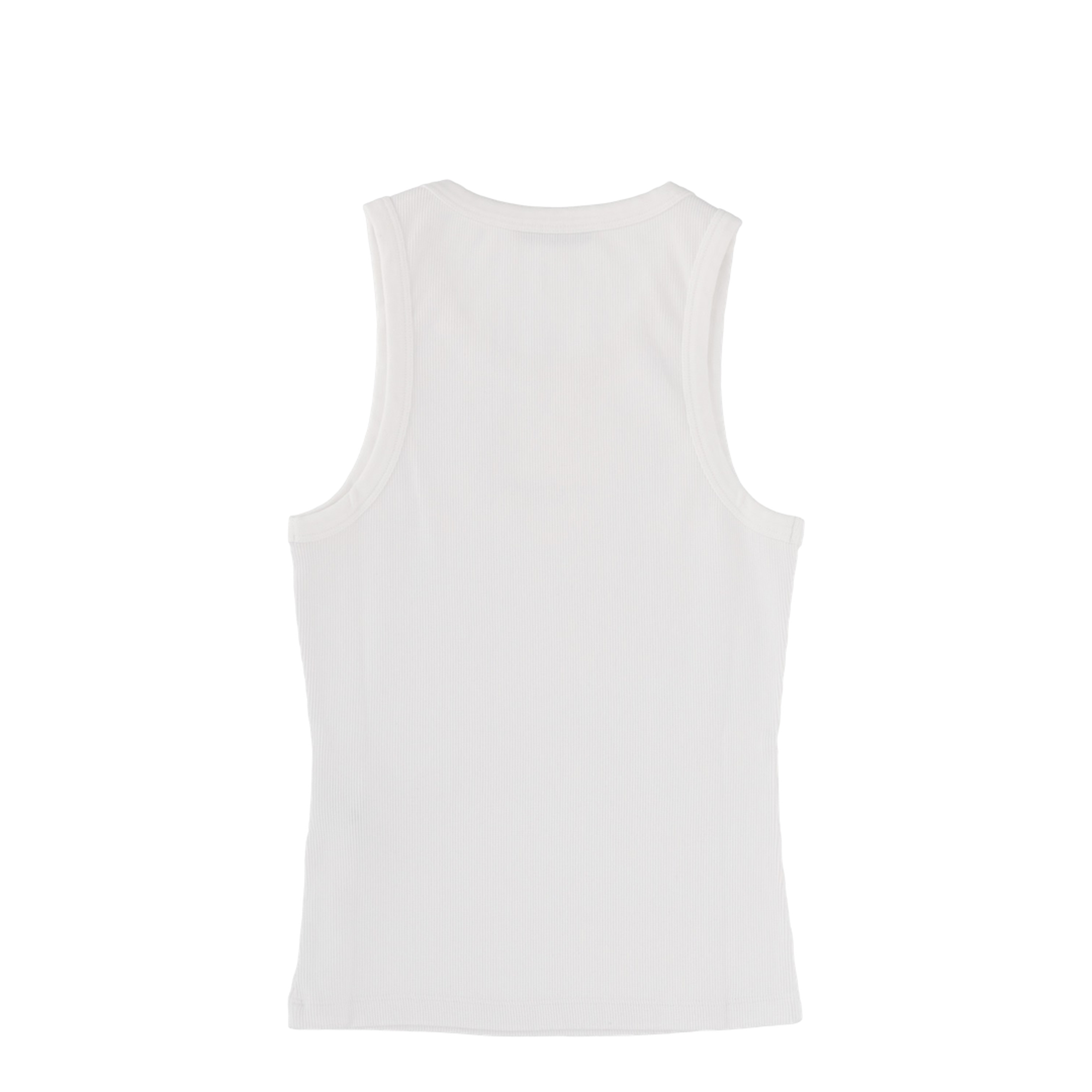 Logo Ribbed Tank Top
