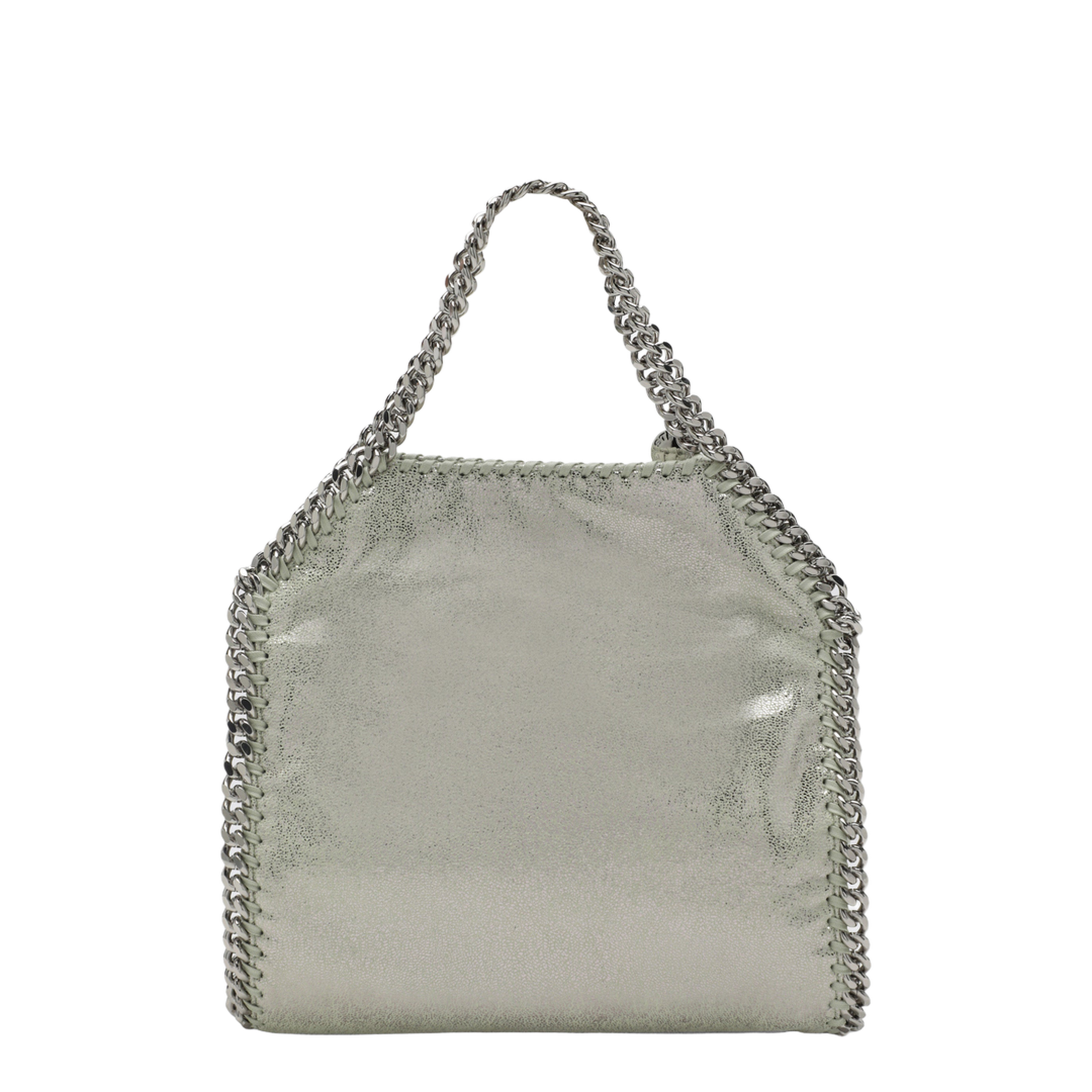 Mini Falabella Tote Bag in Light Lime Green