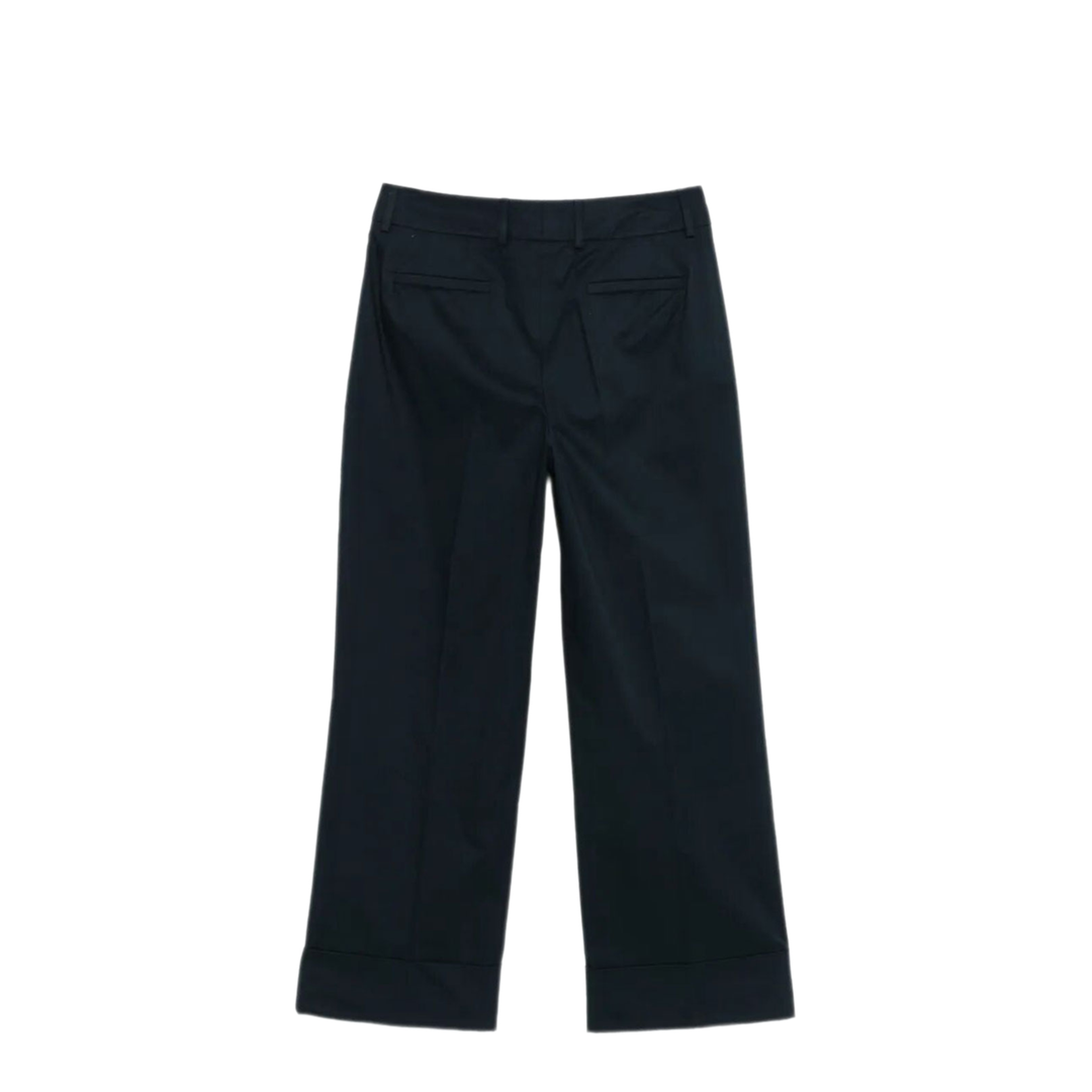 MAYFEYR - INCOTEX - Arlys Wide Leg Cuffed Cotton Trousers - 173846D6594825