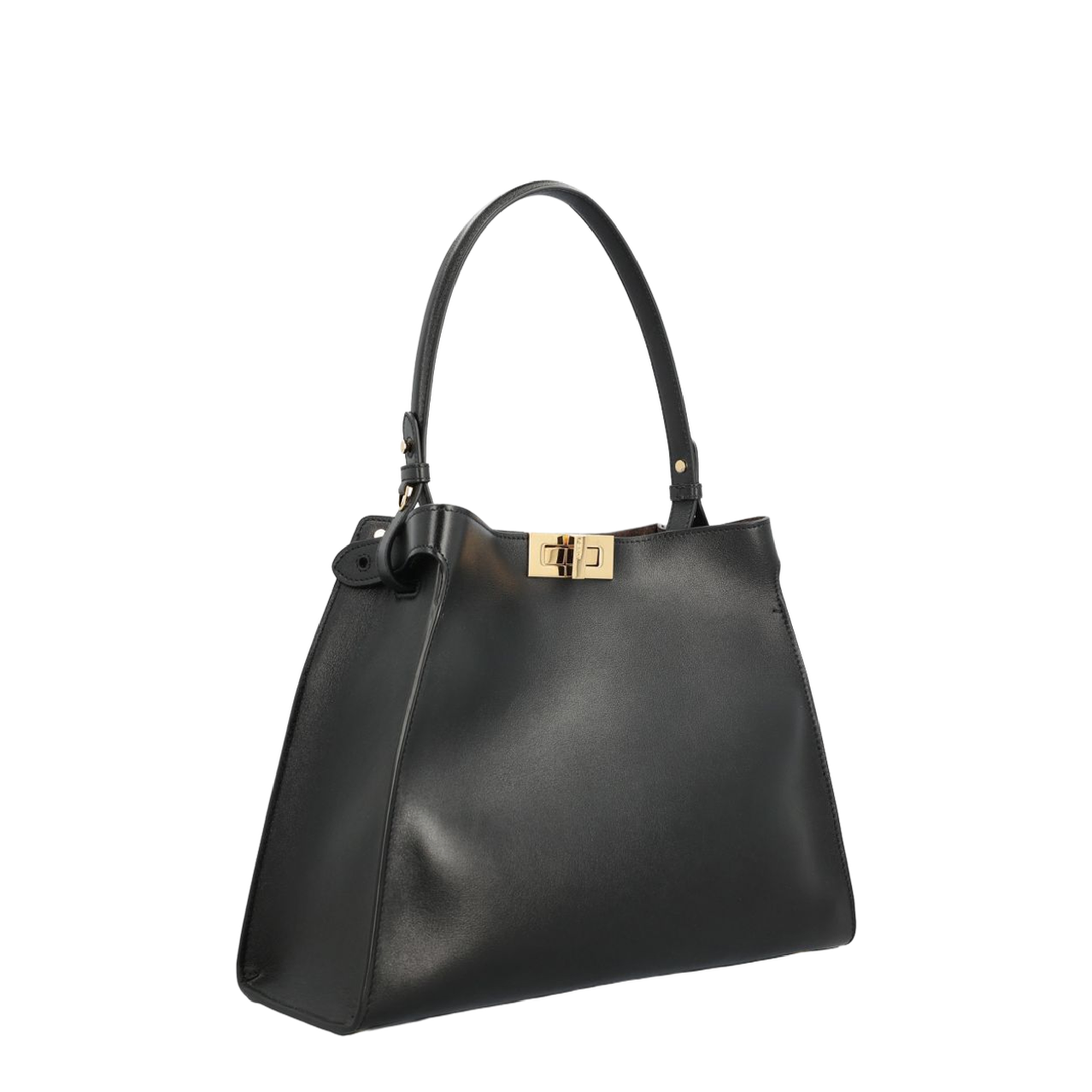 Way Medium Leather Shoulder Bag - Black