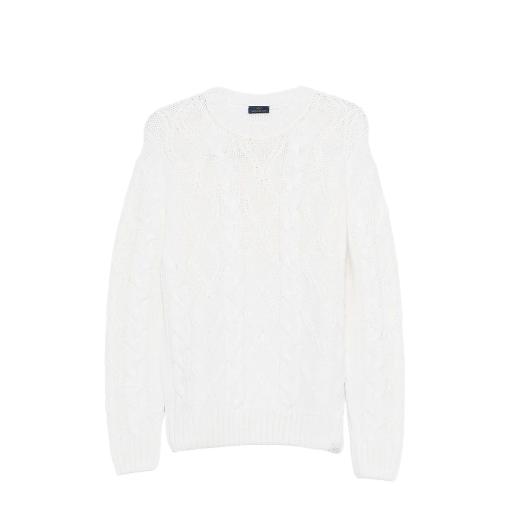 MAYFEYR - PAUL & SHARK - Cable Knit Crewneck Wool Sweater - 15311085010