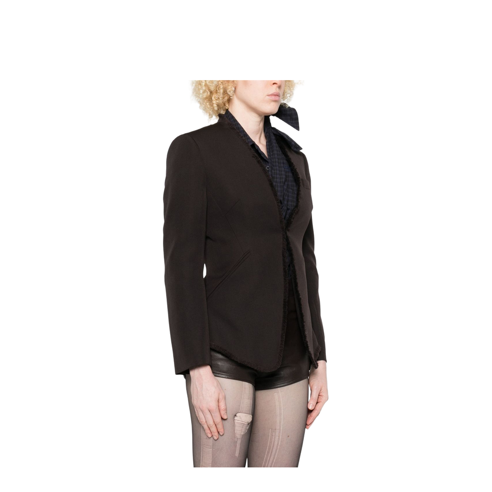 Raw Edge Tailored Jacket