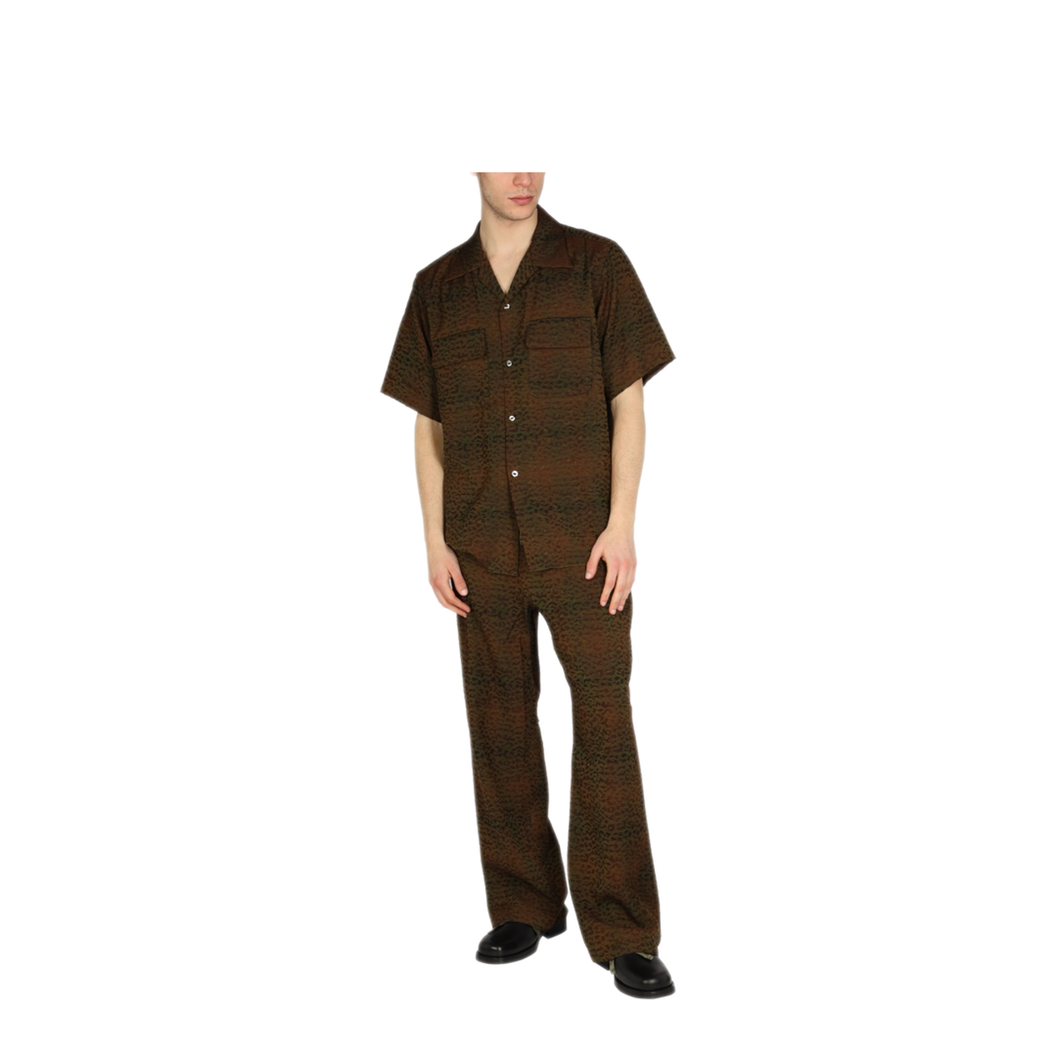 MAYFEYR - Needles - Animalier Print Shirt - KP100BLEOPARD