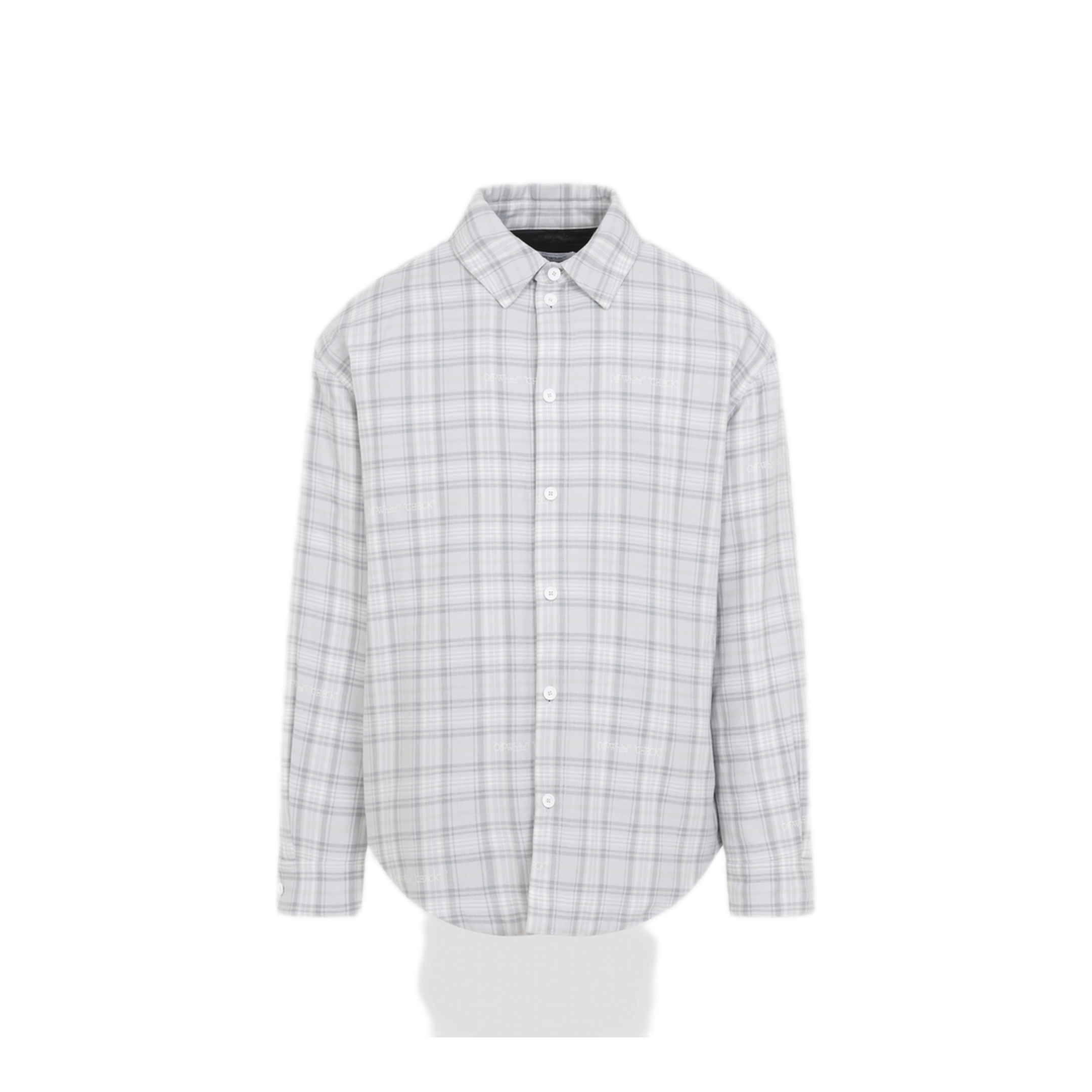 MAYFEYR - Off-White - Flannel Wool Overshirt Padded Coat - 44MES01FF26F001050LIGHT